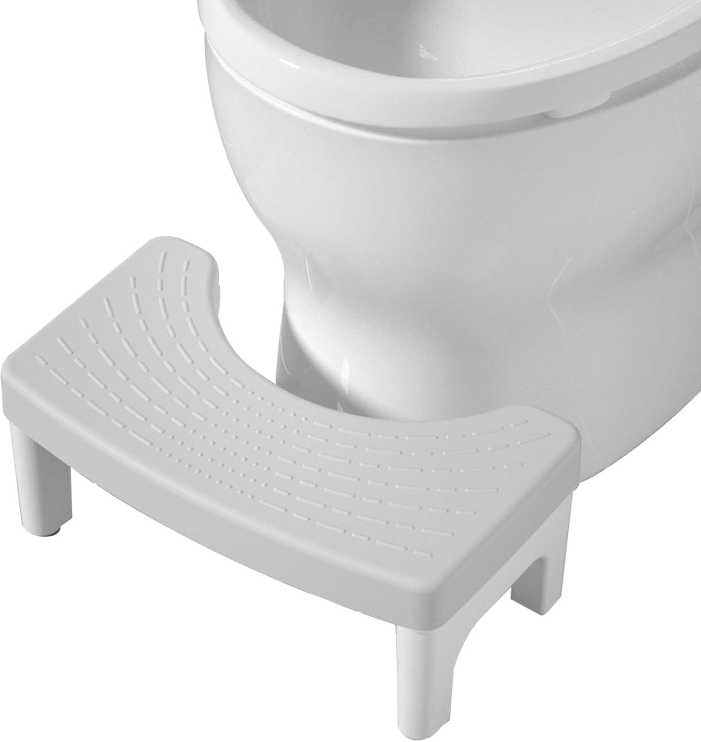 LEFAFA Toilet Stool Poop Stools, Squatting Potty Stool for Adults, Portable Plastic Toilet Step Stools, Non-Slip Poop Foot Rest Stools for Bathroom, Healthy for Seniors and Kids image number 3