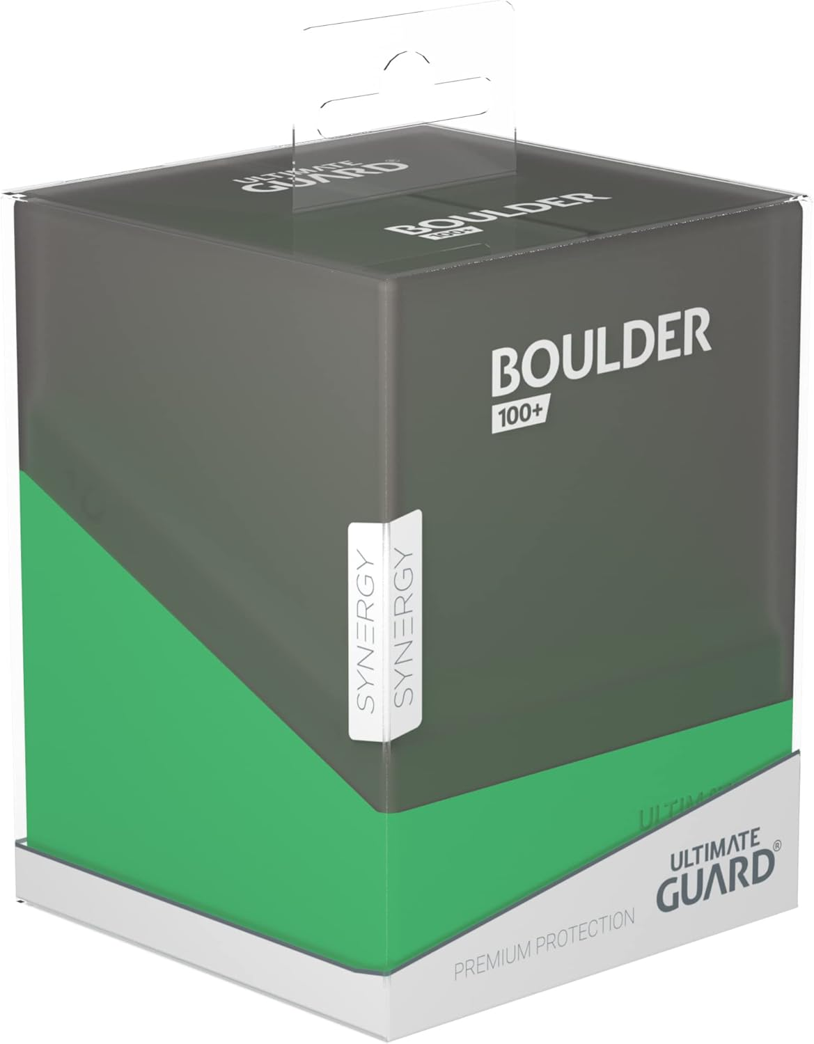 Ultimate Guard 100+ Synergy Boulder Deck Case, Black/Green image number 4