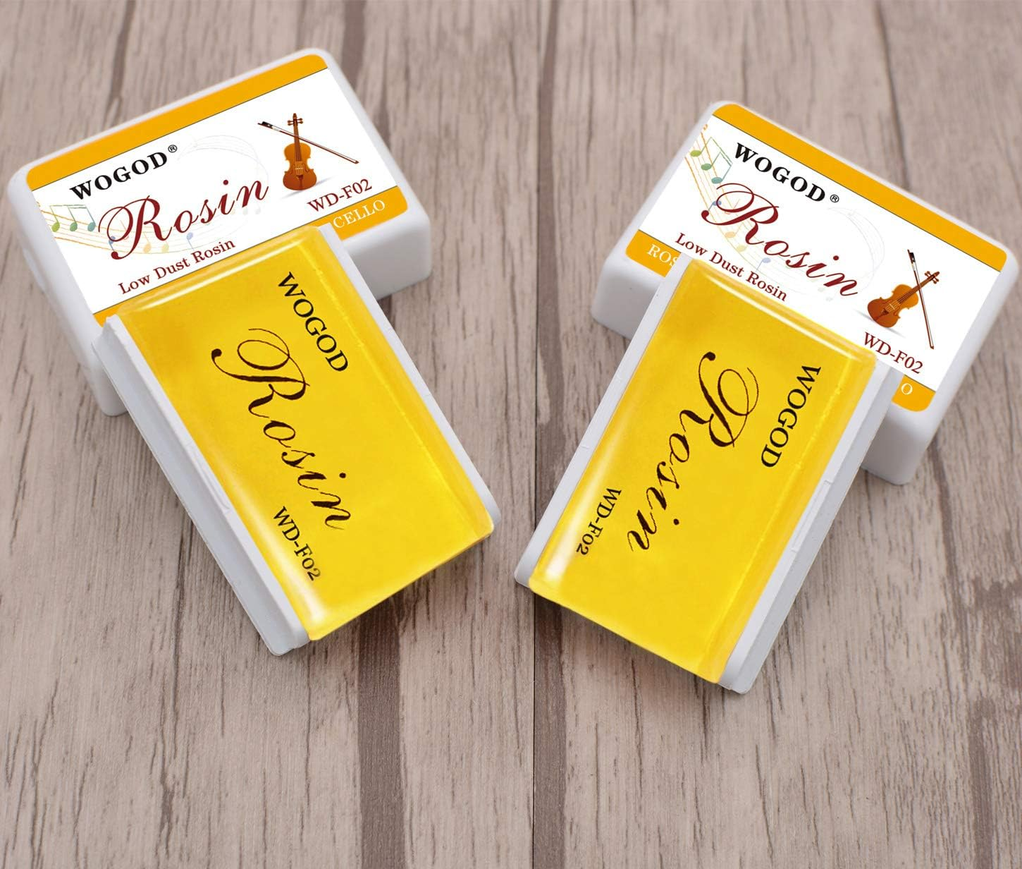 Rosin Violin Rosin Natural Rosin 4 Pack Low Dust Universal Rosin for Violin Viola and Cello (4 Pack Rosin) image number 4