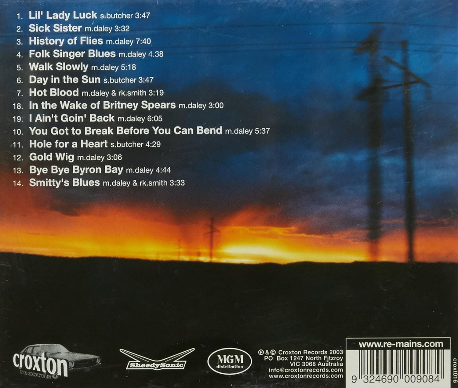 Re-Mains : Thank You for Supporting Country R'N'R image number 2