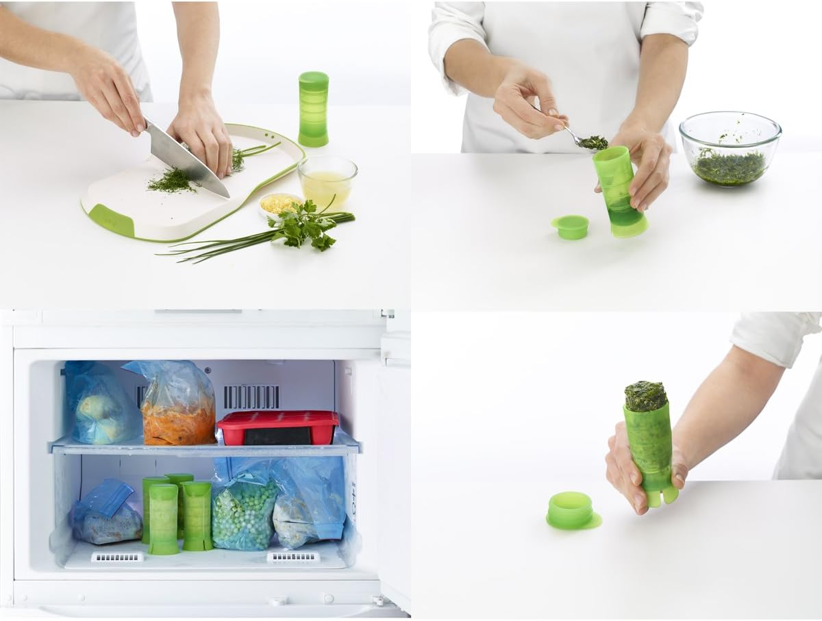 Lekue 0202400V09U004 Plastic Herbs Storage Container, Green, 0202400V09U004 image number 1