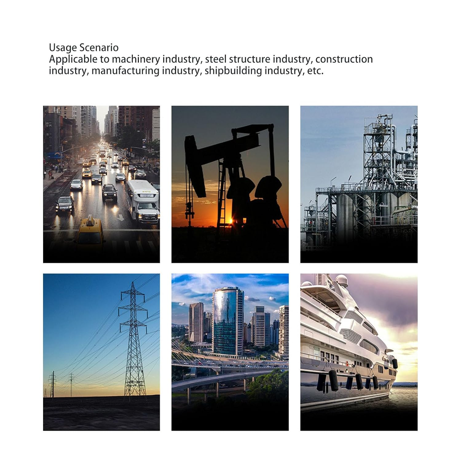 Cryfokt 6 Pcs Rivet Nut Tool Kit, M3 M4 M5 M6 M8 M10 Carbon Steel Rivnut Tool Set, Riveter Rivnut, Hand Rivet Nut Gun Head for Narrow Space Furniture Industrial