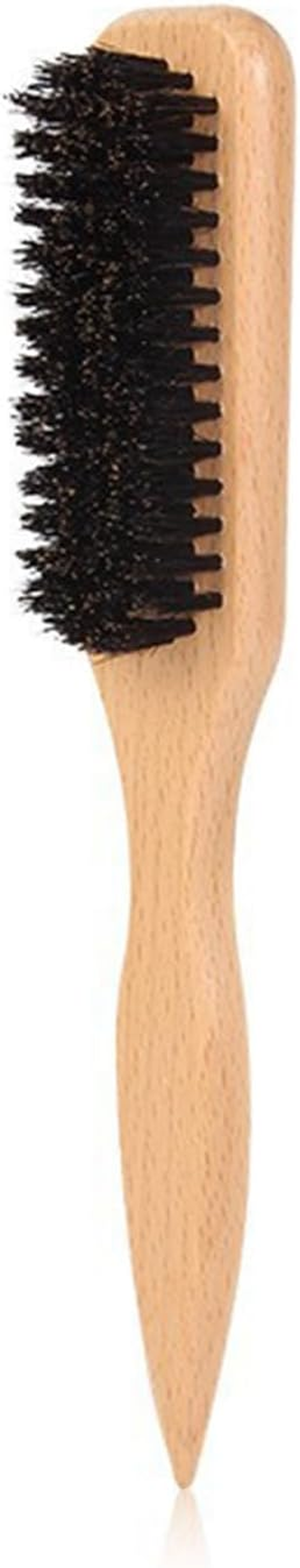 1 Hair Brush, Anti-Static Smooth Back Brush, Natural Boar Bristle Hair Brush, Suitable for Men and Women, Hair and Beard Styling image number 3