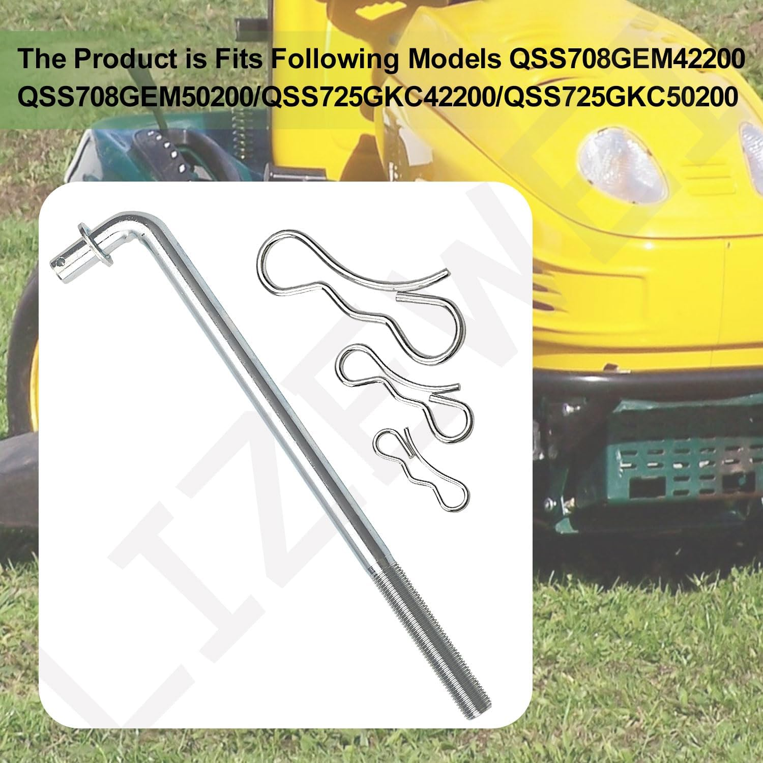 LIZEWEI 131-3945 Deck Mount Rod Compatible with Toro Quest, Quest E-Series, Quest S-Series, Timecutter SWX 4250, ZS 3200S, ZS 4200S, ZS 4200T, ZS 5000 Riding Mower 104-8047 image number 2