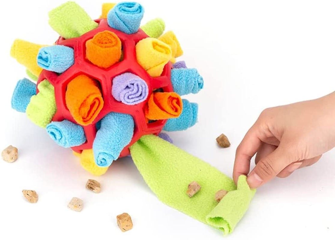 Interactive Dog Puzzle Toys,(Upgraded Version) Portable Pet Snuffle Ball Toy,Encourage Natural Foraging Skills,Slow Feeder Training (Ocean Blue) image number 5