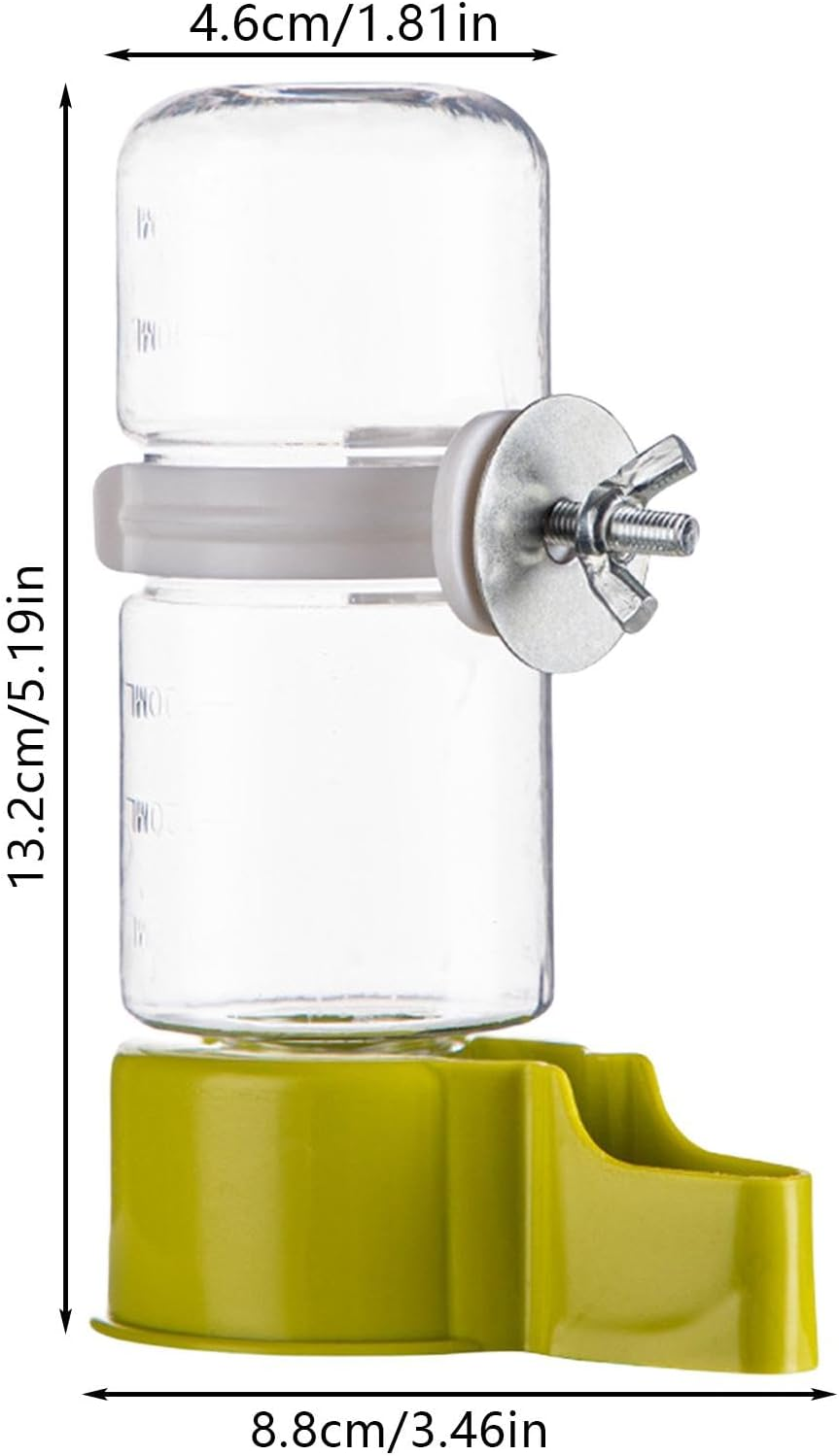 Automatic Bird Water Dispenser - 140ML Large Capacity Parrot Water Dispenser - Spill Proof Water Dispenser for Rutins, Budgies, Finches, Starlings image number 3