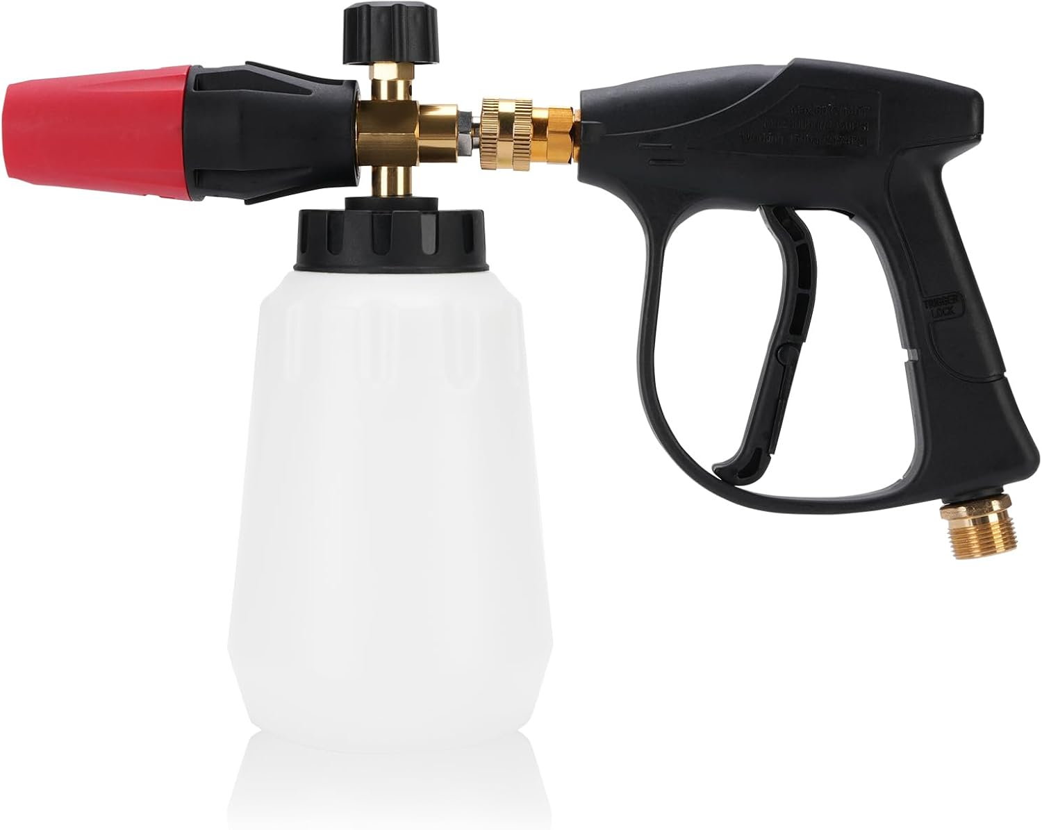 Foam Cannon for Pressure Washer, 1/4 Inch Quick Connector, Car Wash Foam Gun with 5 Pressure Washer Nozzle for Car Washing and Cleaning image number 1