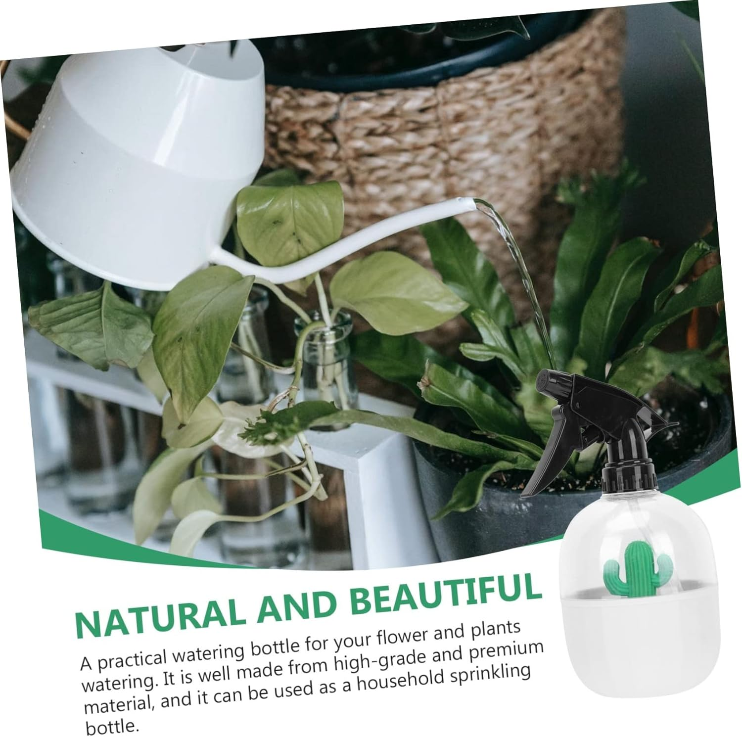 Watering Can Tool Indoor Plants Watering Sprayer Weed Sprayer Gardening Spray Bottle image number 4