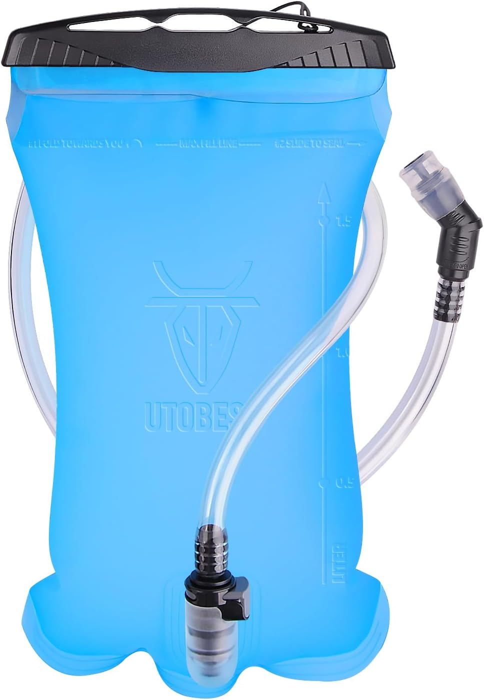 UTOBEST Water Bladder, 1.5L 2L 3L Hydration Bladder, TPU Water Bag, BPA Free Leak-Proof Water Reservoir for Backpacking Hiking Running Cycling Camping, UTR211