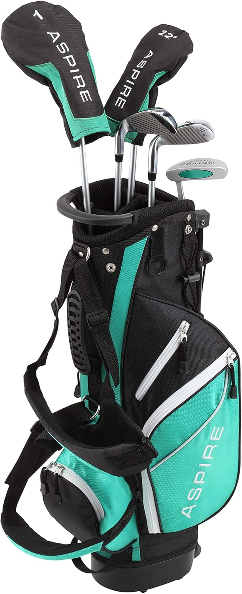 Aspire Junior plus Complete Golf Club Set for Children Kids - 5 Age Groups Boys & Girls - Right Hand