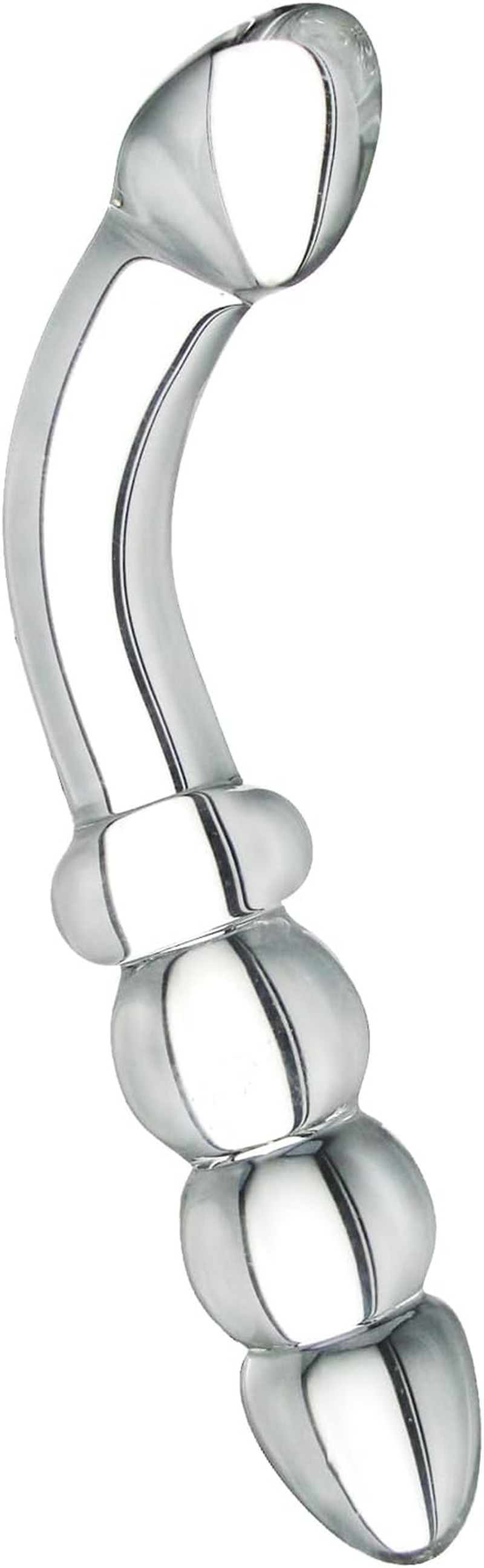 Prisms Erotic Glass - Hamsa Glass Dildo - Clear