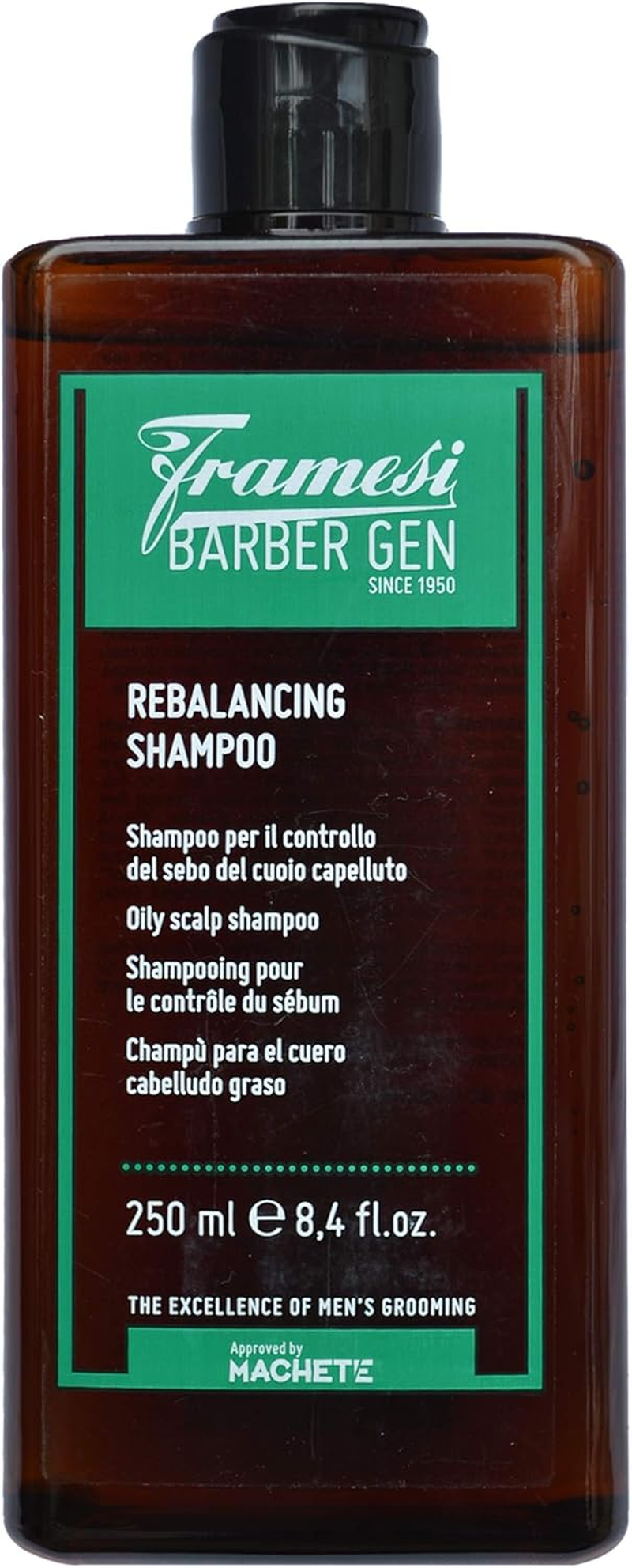 Framesi Barber Gen Rebalancing Scalp Shampoo, 8.4 Fl Oz image number 4
