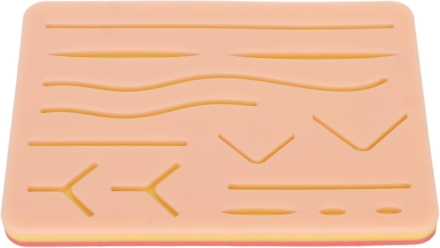 Suture Practice Skin Pad, Medical Training Skin Model, Portable and Lightweight for Nurses and Hospitals image number 6