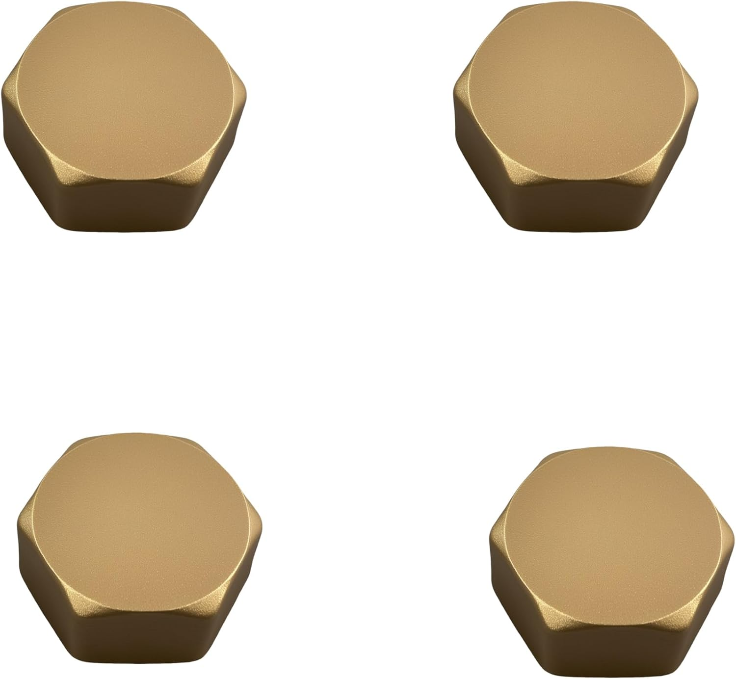 EFGTEK 4 Pack Inner Diameter 2.5 Cm Garden Brass Hose Cap,Brass Washing Machine Blanking Nut & Washer Connectors with Washers,Female Watering Fittings image number 5