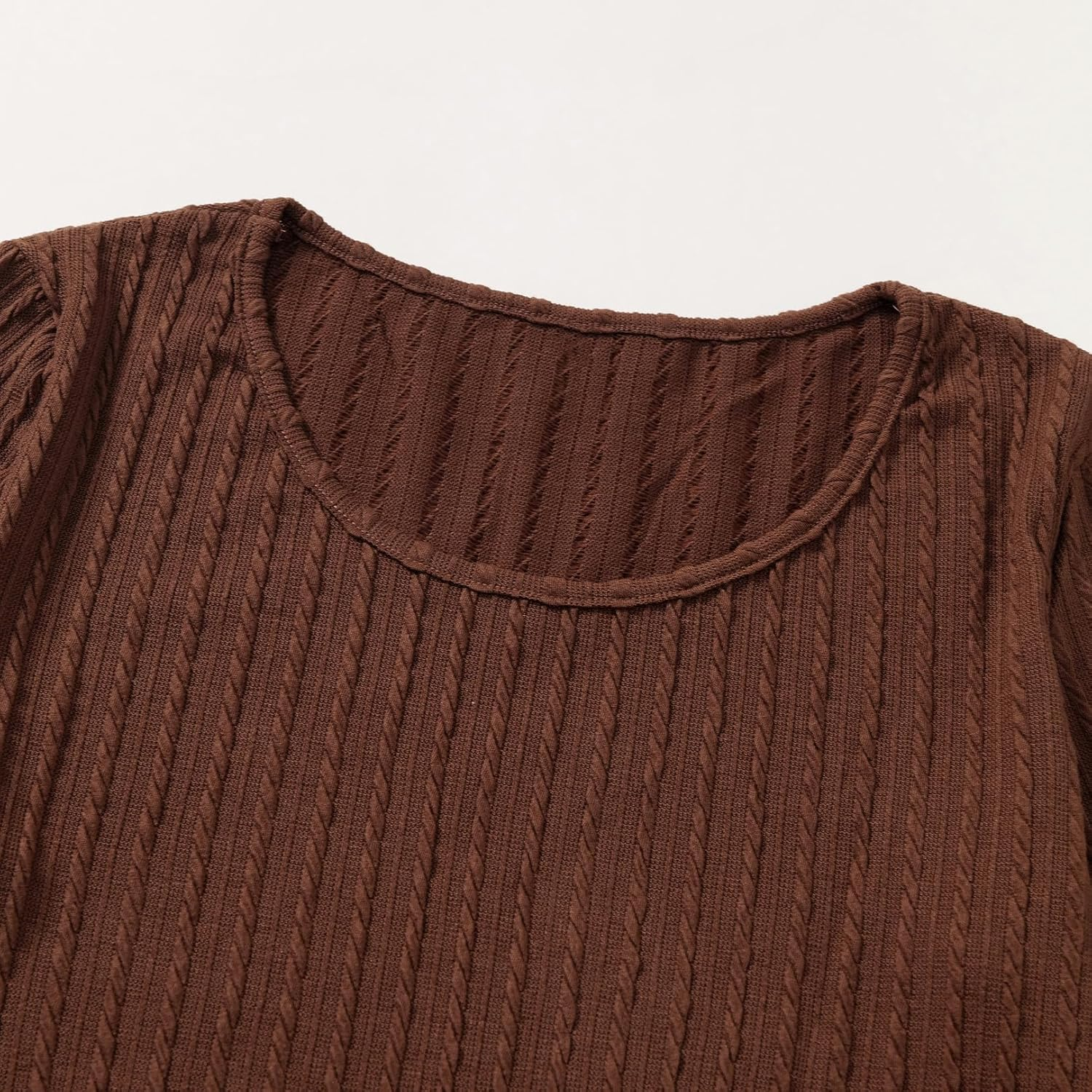 Side Slit Rib Knit Maternity Dress Long Sleeve Bump Fit Midi Dress for Baby Shower image number 5