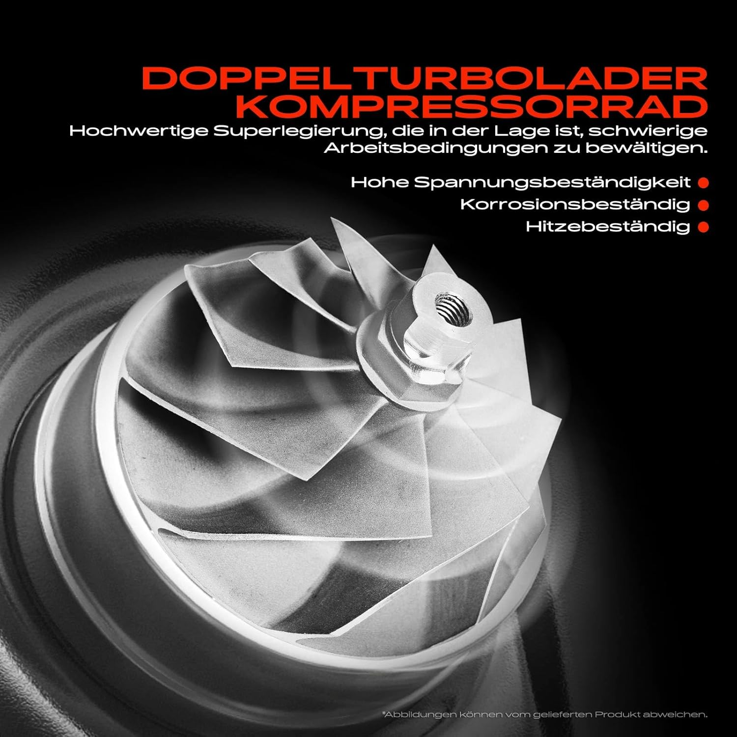 Frankberg 1 X Turbocharger Diesel Compatible with Nemo Box AA 1.4L 2008-2010 Nemo Estate 1.4L 2009-2010 Bipper AA 1.4L 2008-2024 Bipper Tepee 1.4L 2008-2024 Replace# 9661557 480 image number 2