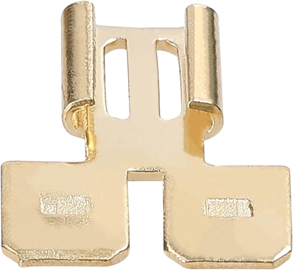 Spade Connectors Set Quick Disconnect Electrical Way Terminal Adapters Kit Brass Terminal Connector 8Pcs image number 2