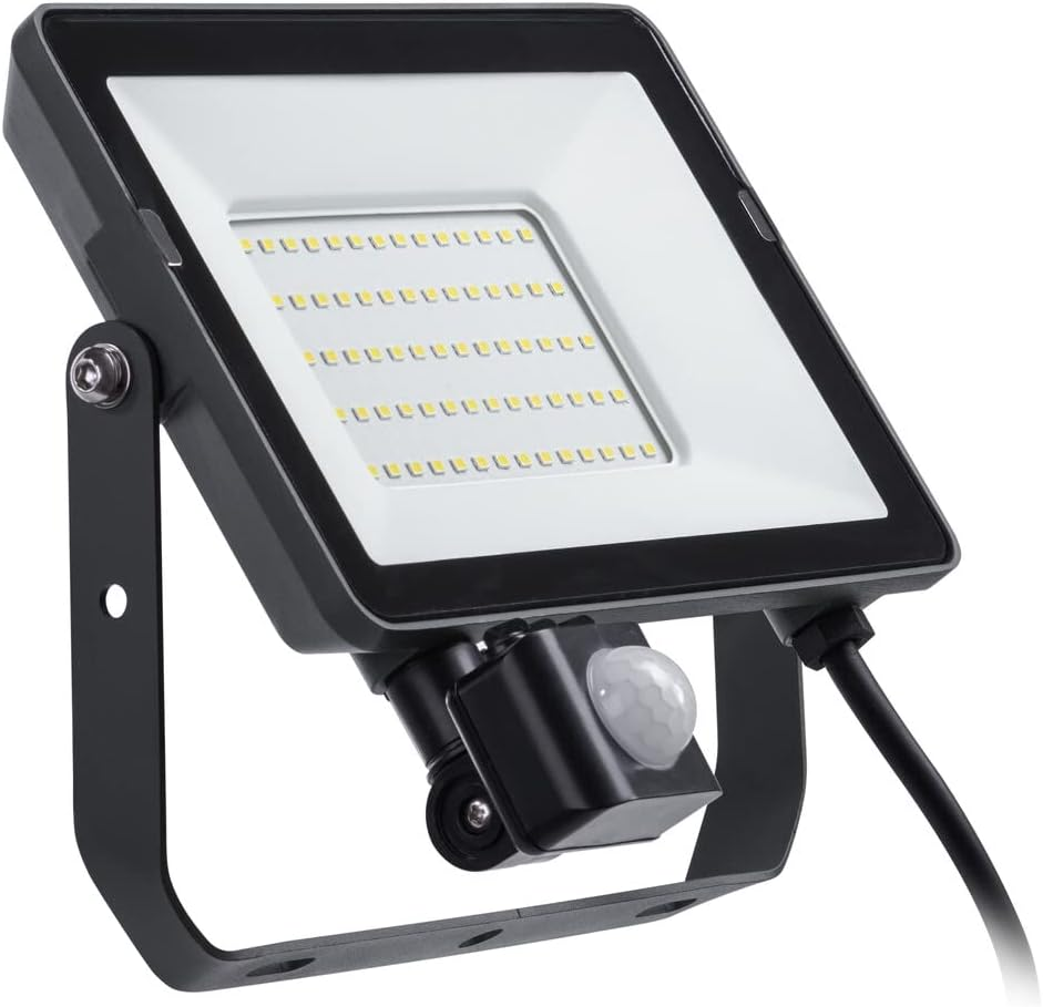 Philips Projectline Floodlight 50W 3000K Black with Sensor image number 1
