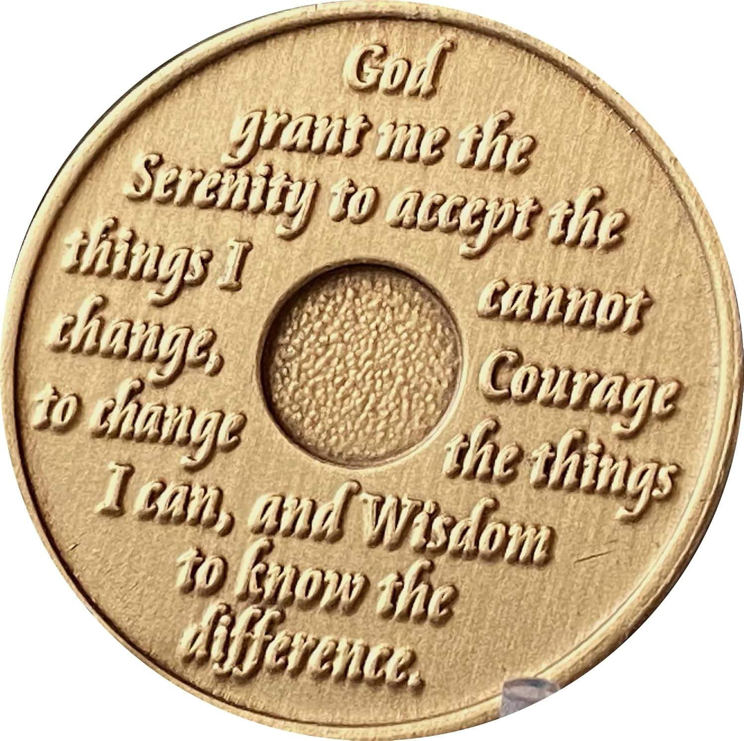 Wendells 4 Month and 5 Month Bronze AA Medallion Sobriety Chip Set