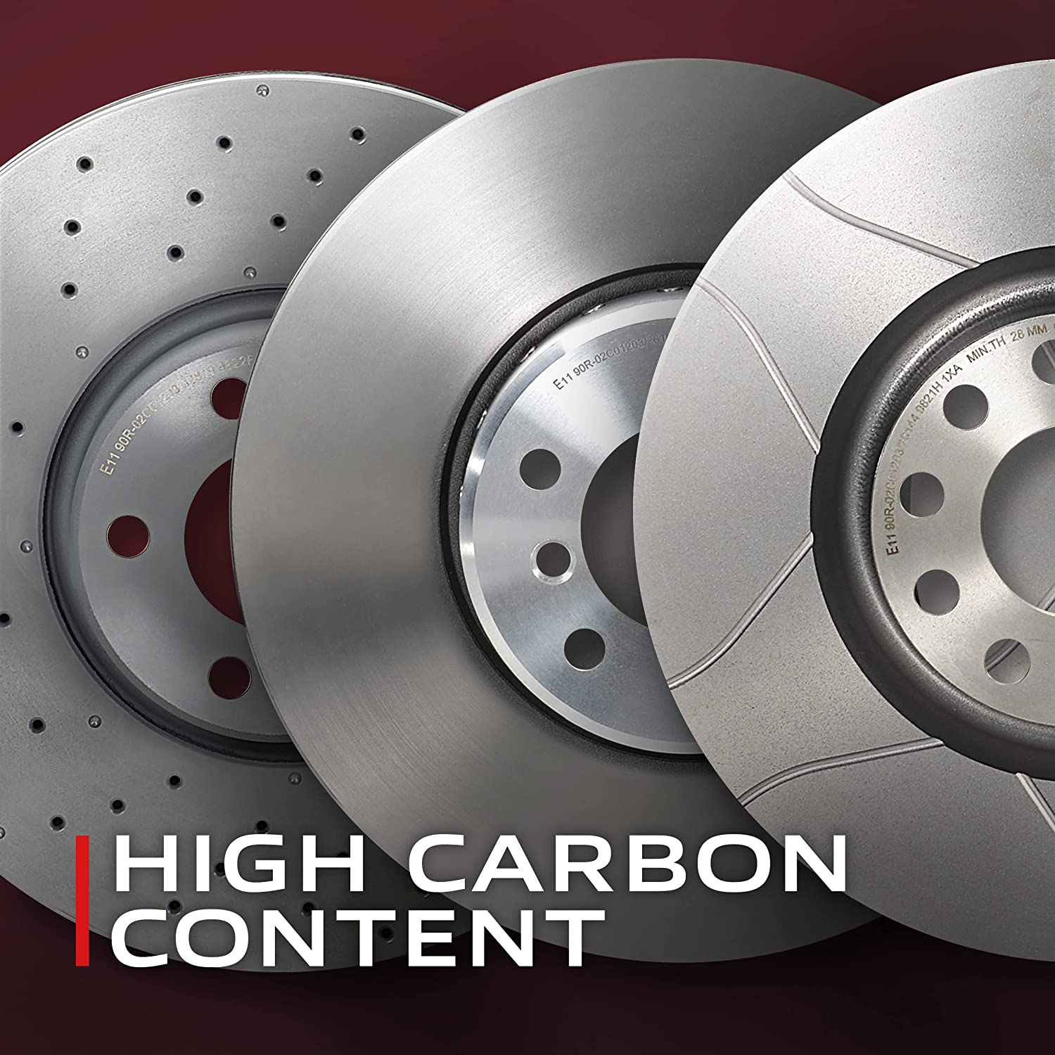 Brembo 09.9772.11 Front Uv Coated Brake Disc - Set of 2