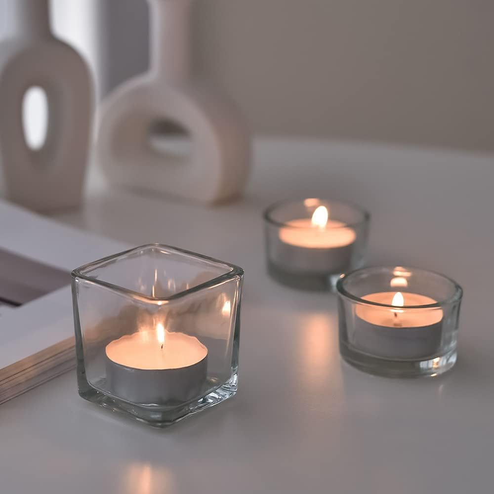 COCODOR Scented Tealight Candles - Garden Lavender - 100 Pack - 4-5 Hour Extended Burn Time - Made in Italy - Cotton Wick - Room D&eacute;cor & Office D&eacute;cor, Home Fragrance, Gift image number 6