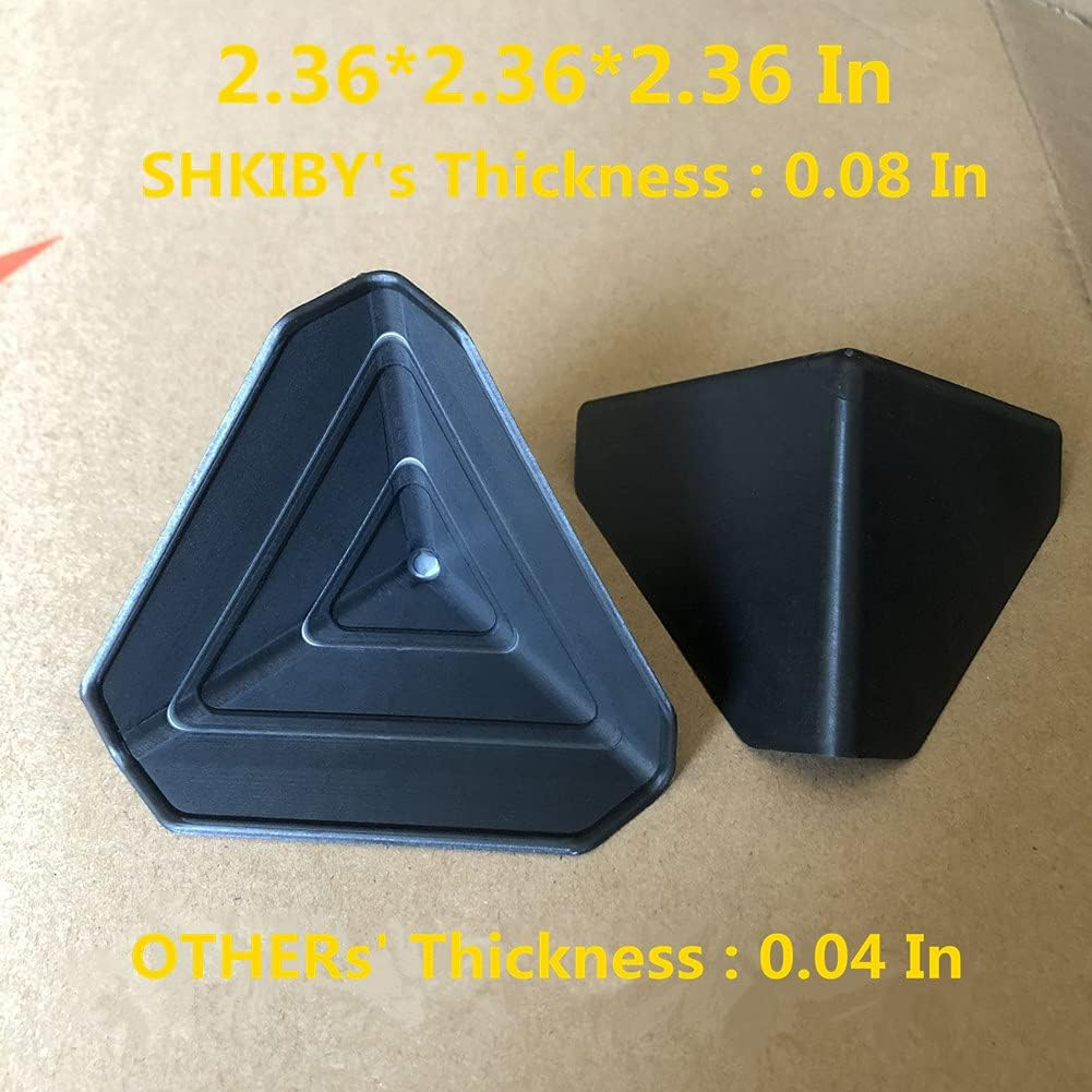 [80 Pack] Shipping Box Corner Protectors Plastic Packaging Edge Protectors, Carton Packing Corner Guard Frame Corner Protectors 60 Type Handcraft Packaging Protector for Express Box Packaging. image number 4