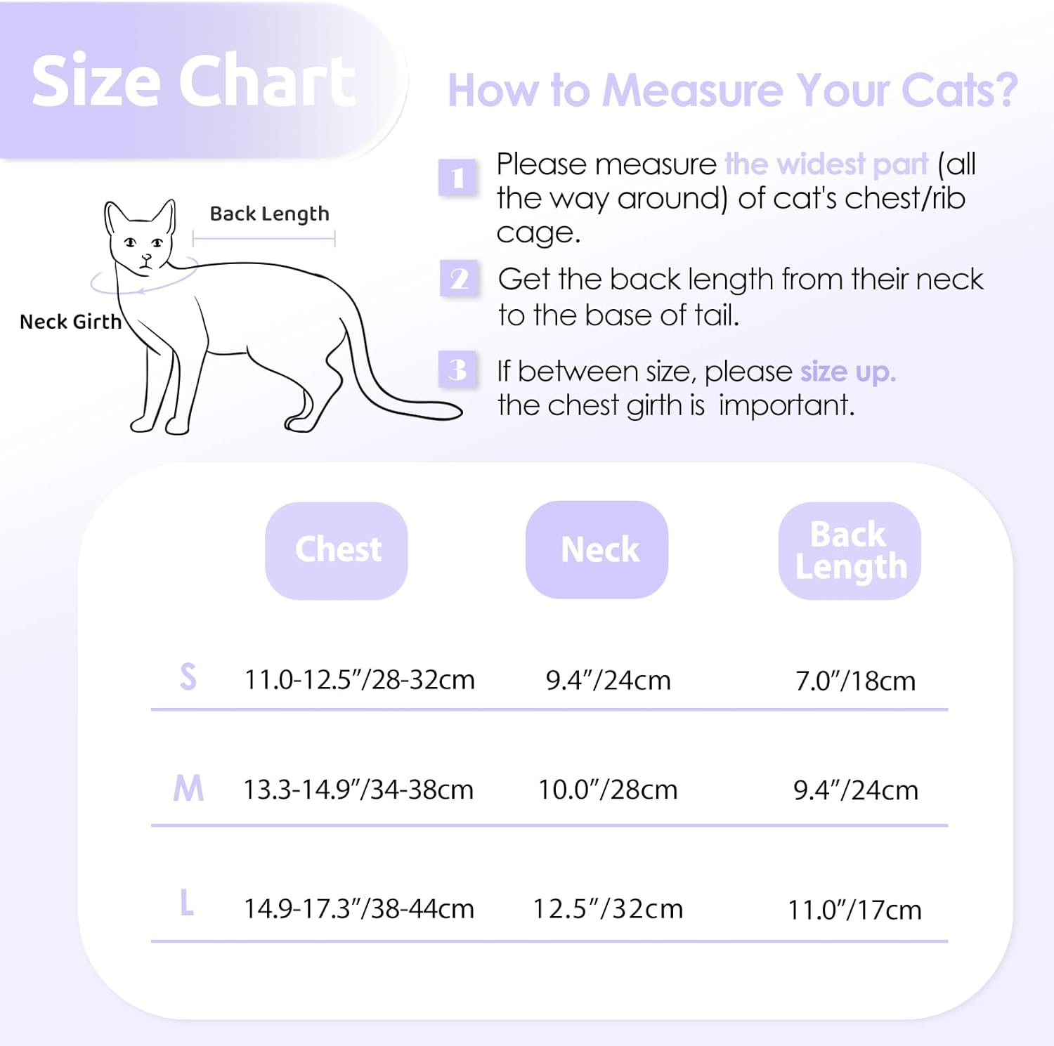 AOFITEE Cat Bodysuit after Surgery, Cat Bodysuit for Cat Surgery, Medical Pet Shirt Cat after Castration, Leak Protection Cat Body after Surgery Castration Cat, Cat Clothing after Castration, M image number 5