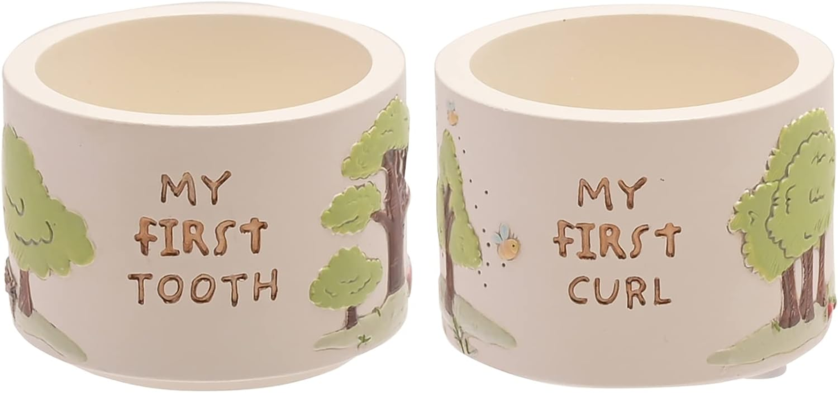 Disney Winnie the Pooh Resin Tooth and Curl Trinket Box Set image number 1