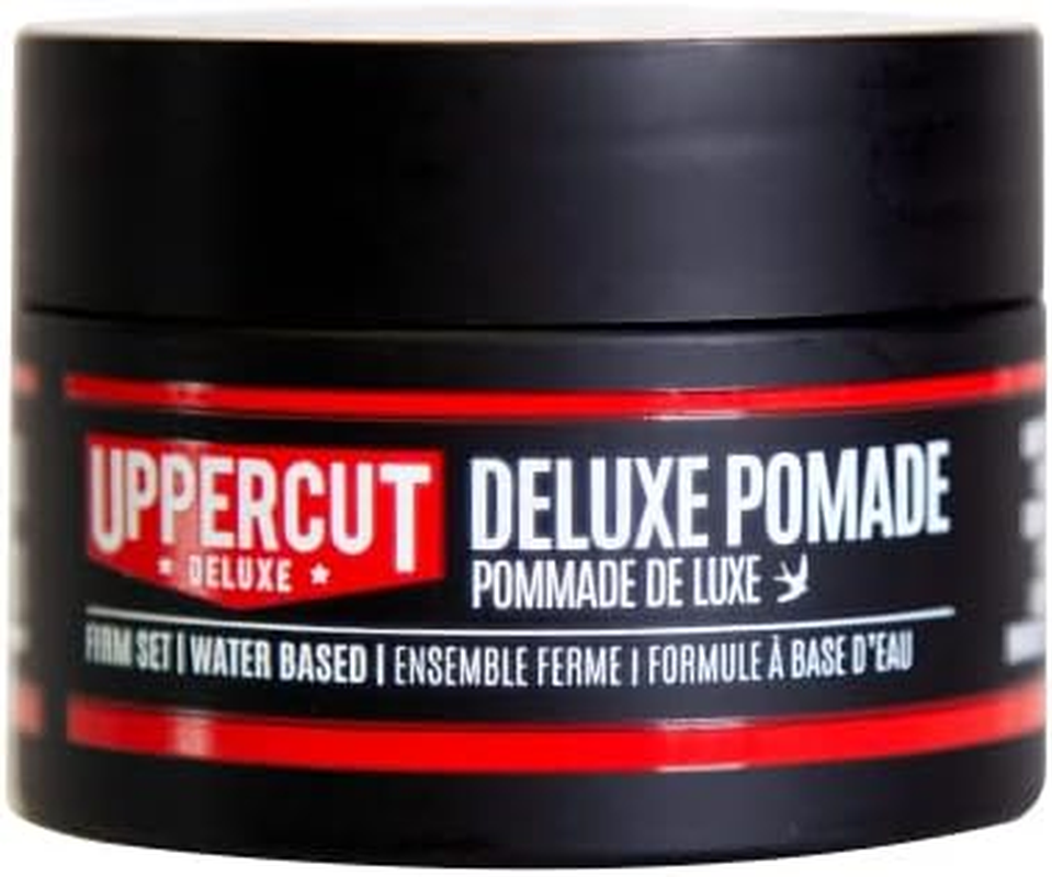 Uppercut Deluxe Deluxe Pomade, Mens Pomade High Shine and Strong Hold, Water Based Pomade for Men, Mens Hair Product for Classic Looks for Short to Medium Lengths 30G image number 6