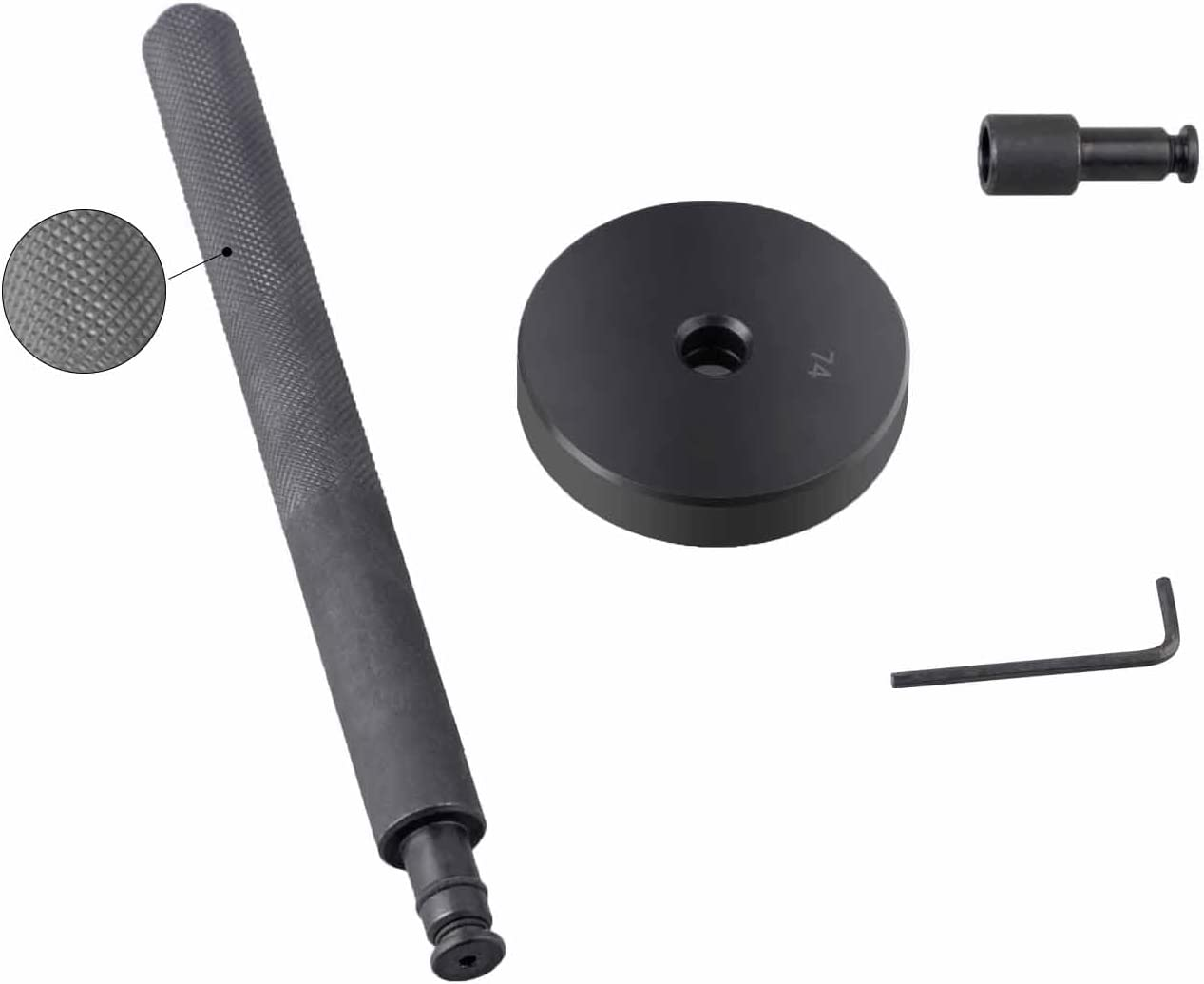 52-In-1 Custom Bushing Driver Set | Transmission Wheel Axle Bearing Race and Seal Installer, Remover, Press Tool Kit image number 3