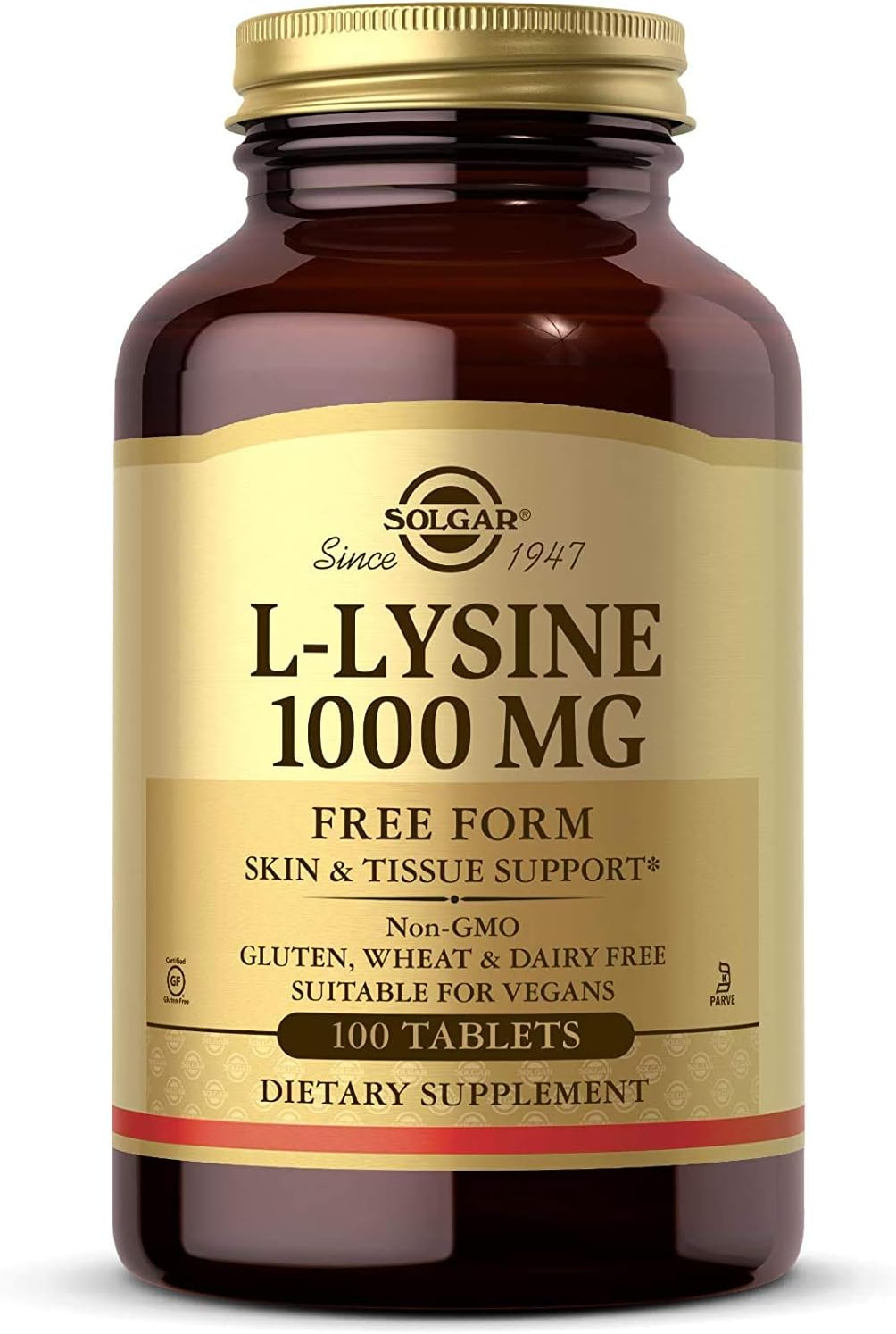 Solgar L-Lysine 1000 Mg, 250 Tablets image number 1