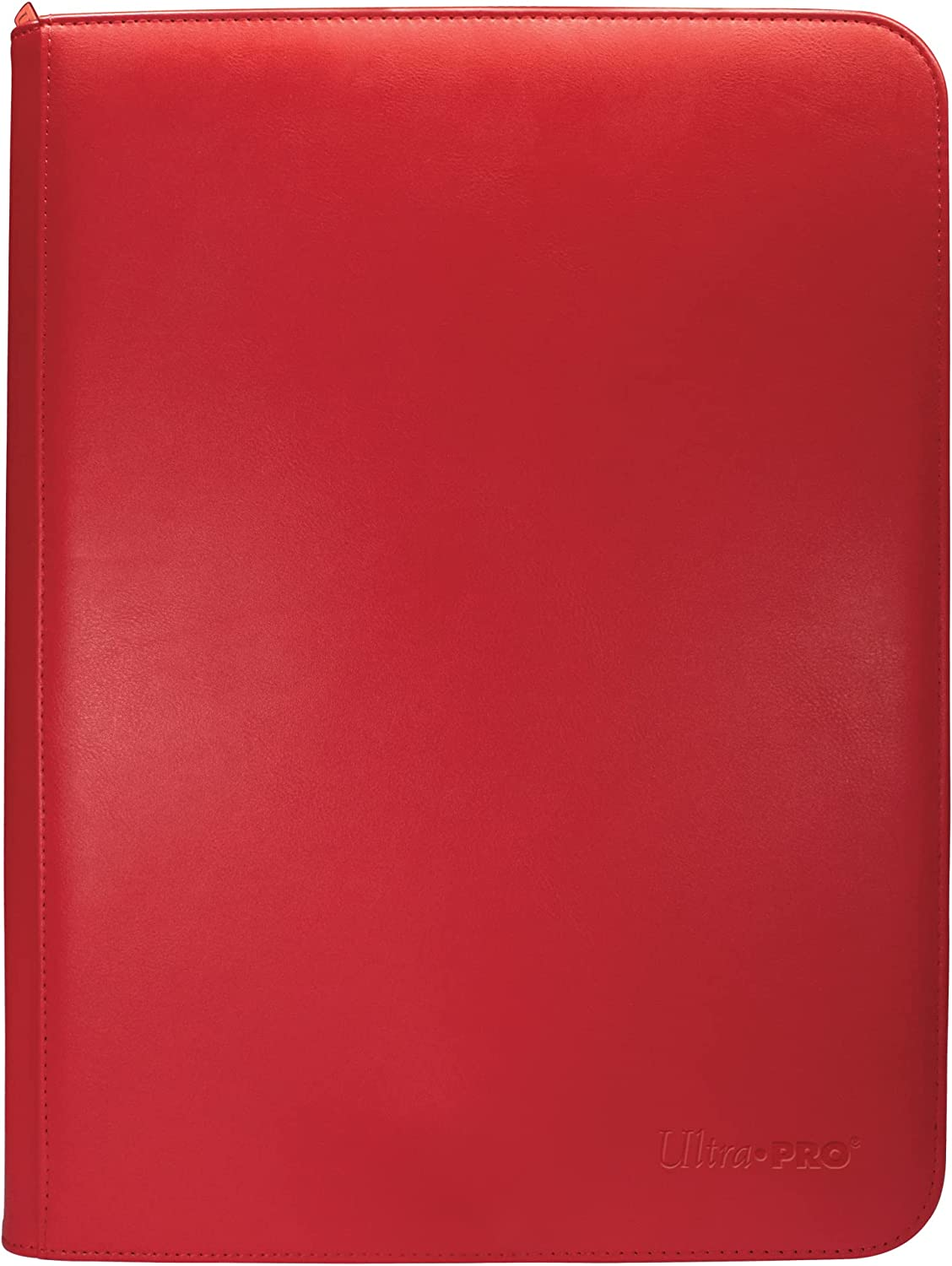 Ultra Pro Vivid 9-Pocket Zippered Pro-Binder, Red image number 1