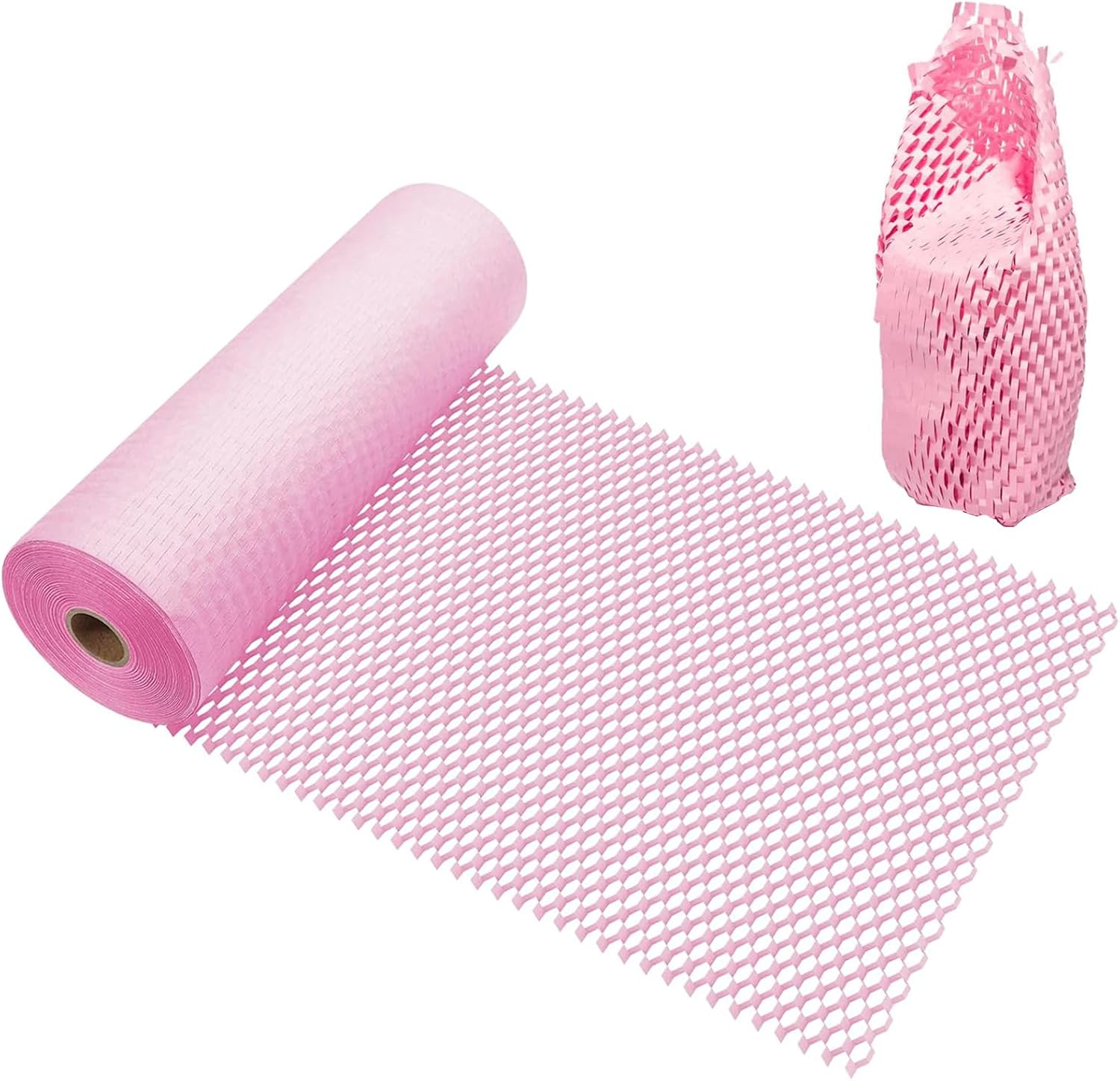Gifts Wrapping Paper, Honeycomb Packing Paper, Recyclable Packing Paper, Green Wrap Packing Material, Recycled Cushioning Wrapping Roll, Honeycomb Eco-Friendly Packaging for Shipping/Packing (PK)