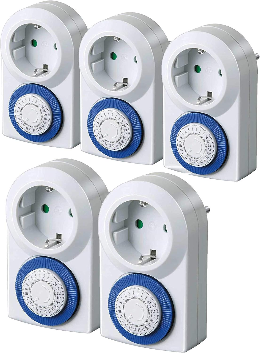 Brennenstuhl White Daily Timer, Mechanical Timer Socket with Increased Touch Protection for Indoor Use image number 3