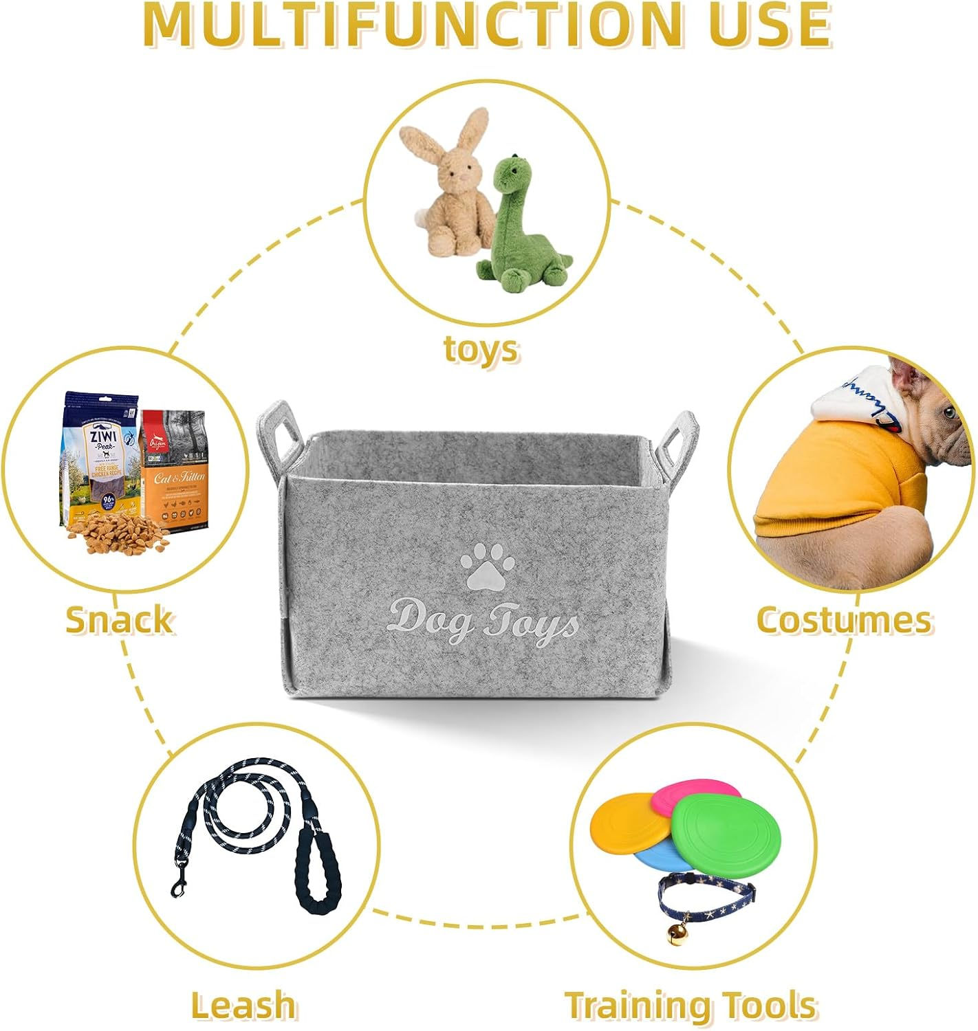 Restrogan 22 PACK Puppy Toys Set, Small Dog Toys Puppy Teething Toys with Dog Toy Box, Puppy Chew Toys, Dog Rope Toys Set with Cute Squeaky Dog Toys for Small and Medium Dogs Playing and Training image number 1