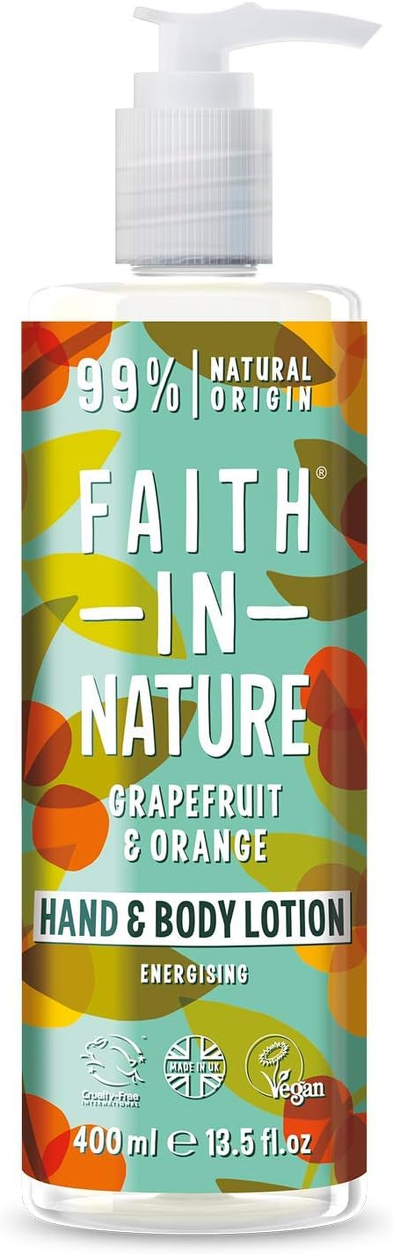 Faith in Nature Natural Lavender and Geranium Hand and Body Lotion, Relaxing, Vegan and Cruelty Free, No SLS or Parabens, 400Ml image number 1