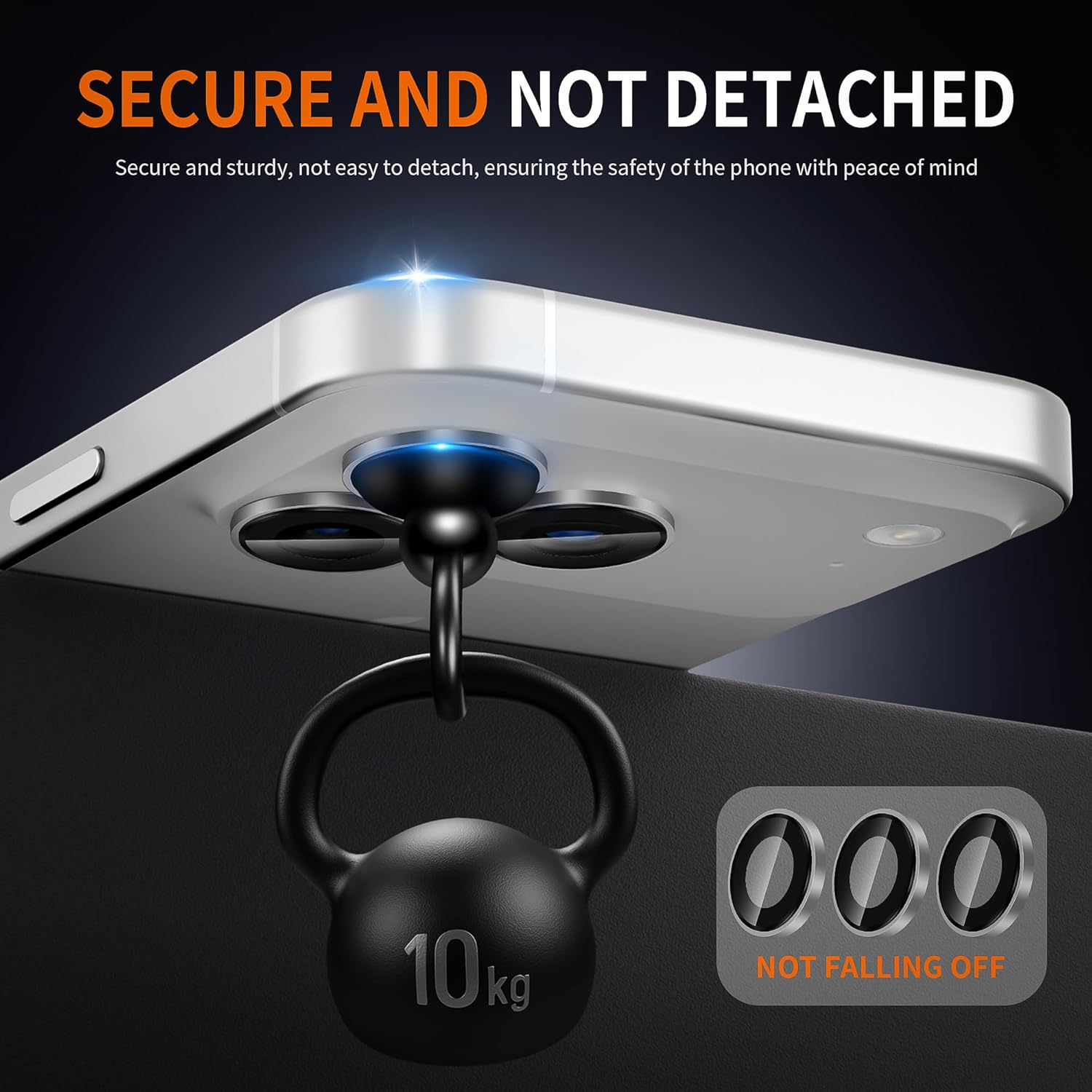 Diruite Camera Lens Protector for Iphone 17 Pro/17 Pro Max Tempering Glass,Convex Platform HD Lens Cover+Aluminum Rim Camera Protection,Grey