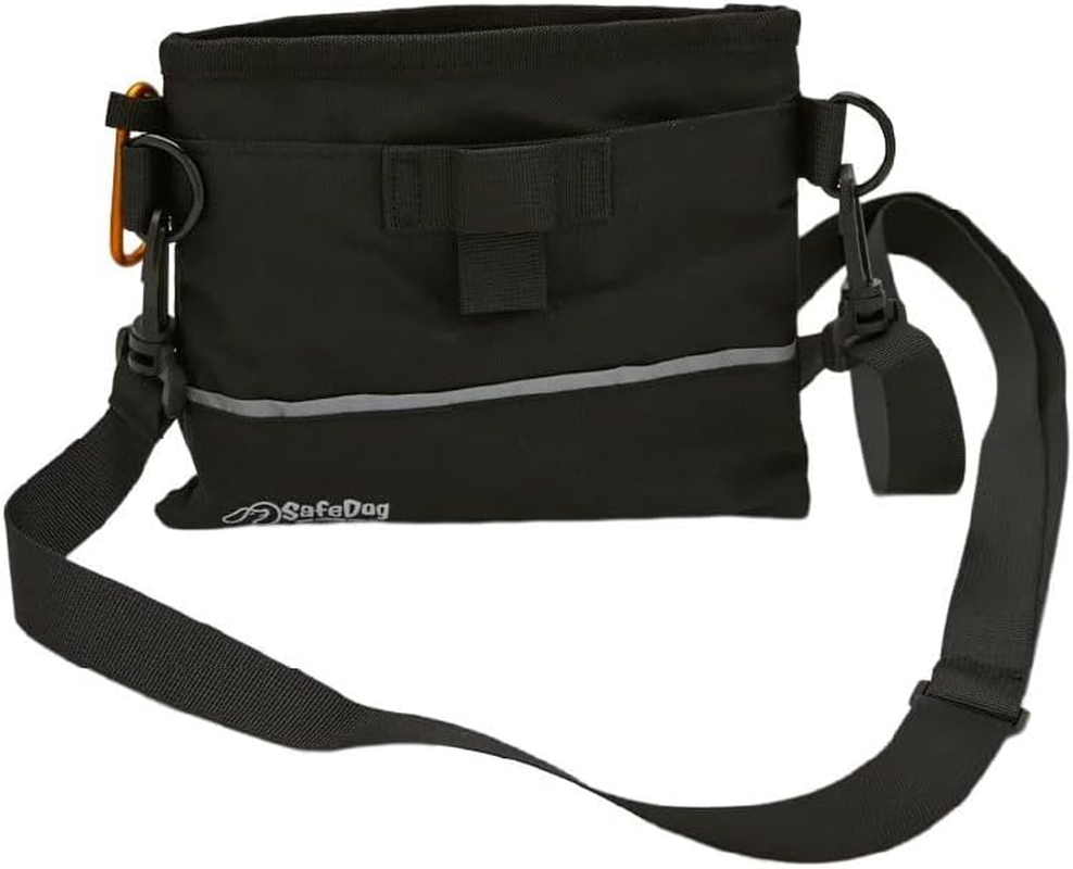 Safedog Professional Dog Training Treat Pouch - Magnetic Closure, Wide-Mouth Access, Zip-Out Liner, Waist Belt & Shoulder Strap - 200X150Mm image number 3