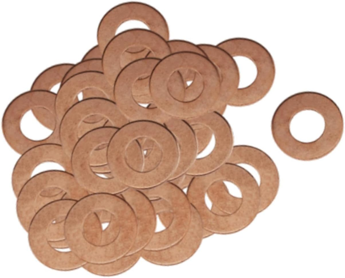 Vsenkes 100X Dent Puller Rings Car Body Panel Pulling Washers Iron round Washers for Vehicle Auto Automotive Consumables Truck image number 1