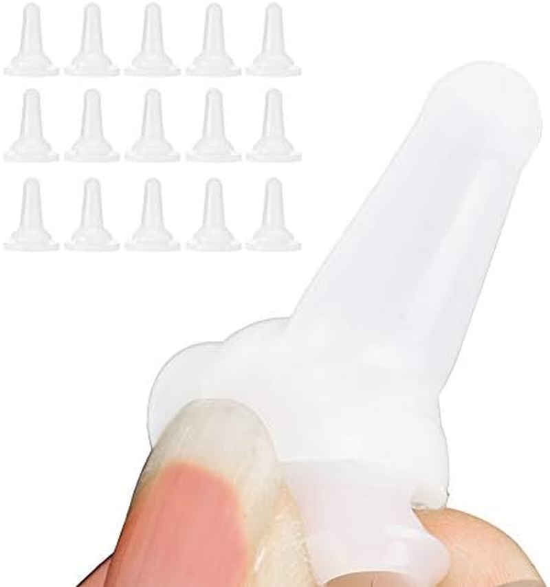 Pet Feeding Bottle Nipple, Replacement Nurser Nipple Silicone Pet Silicone Nipple, Safety Pack of 15 for Puppies, Small Animals, Kittens, Small Cats image number 3