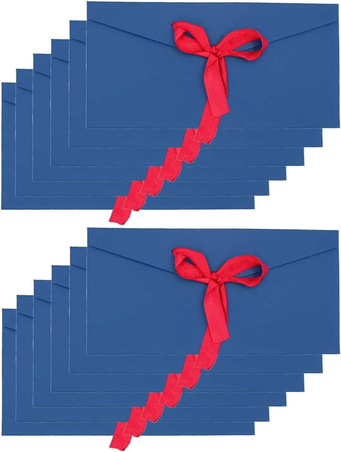 12 Pcs Coloured Envelopes,Vintage Envelope,Long Bow Envelope,Vellum Envelopes 22X 11 Cm,4 Colours