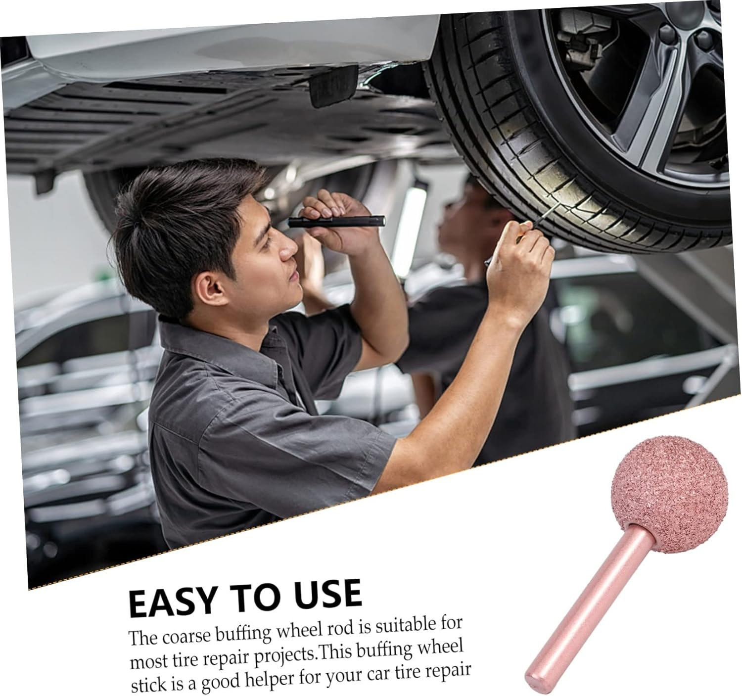 MOLUCKFU Wear-Resistant Tungsten Steel Alloy Grinding Wheel Head Wheel Repair Tool