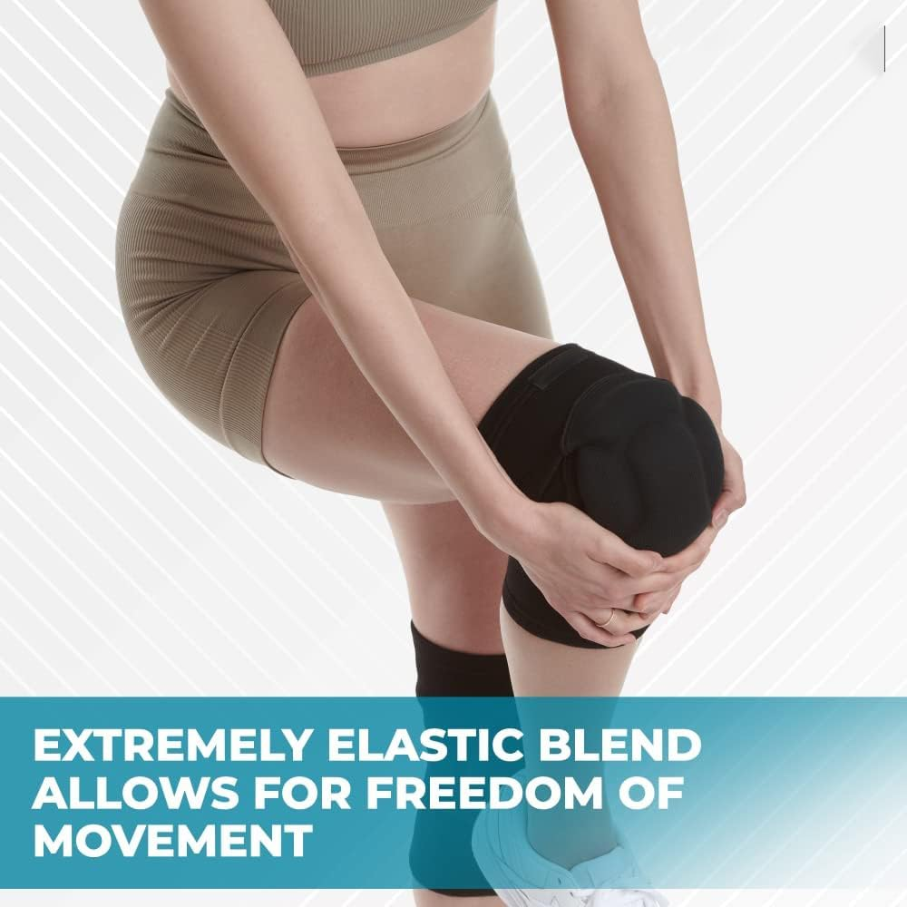 Protective Knee Pads, Thick Sponge Anti-Slip, Knee Pads for Men & Women, Collision Avoidance Knee Sleeve for Cage, BJJ, Karate, Volleyball, Wrestling