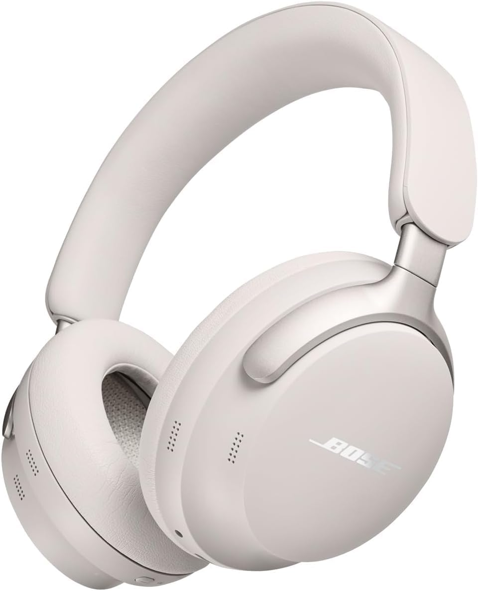 Bose Quietcomfort Ultra Bluetooth Wireless Noise Cancelling Headphones for Music with Spatial Audio, Over-The-Ear Headphones with Mic, up to 24 Hours of Battery Life, White Smoke - Deep Plum image number 6