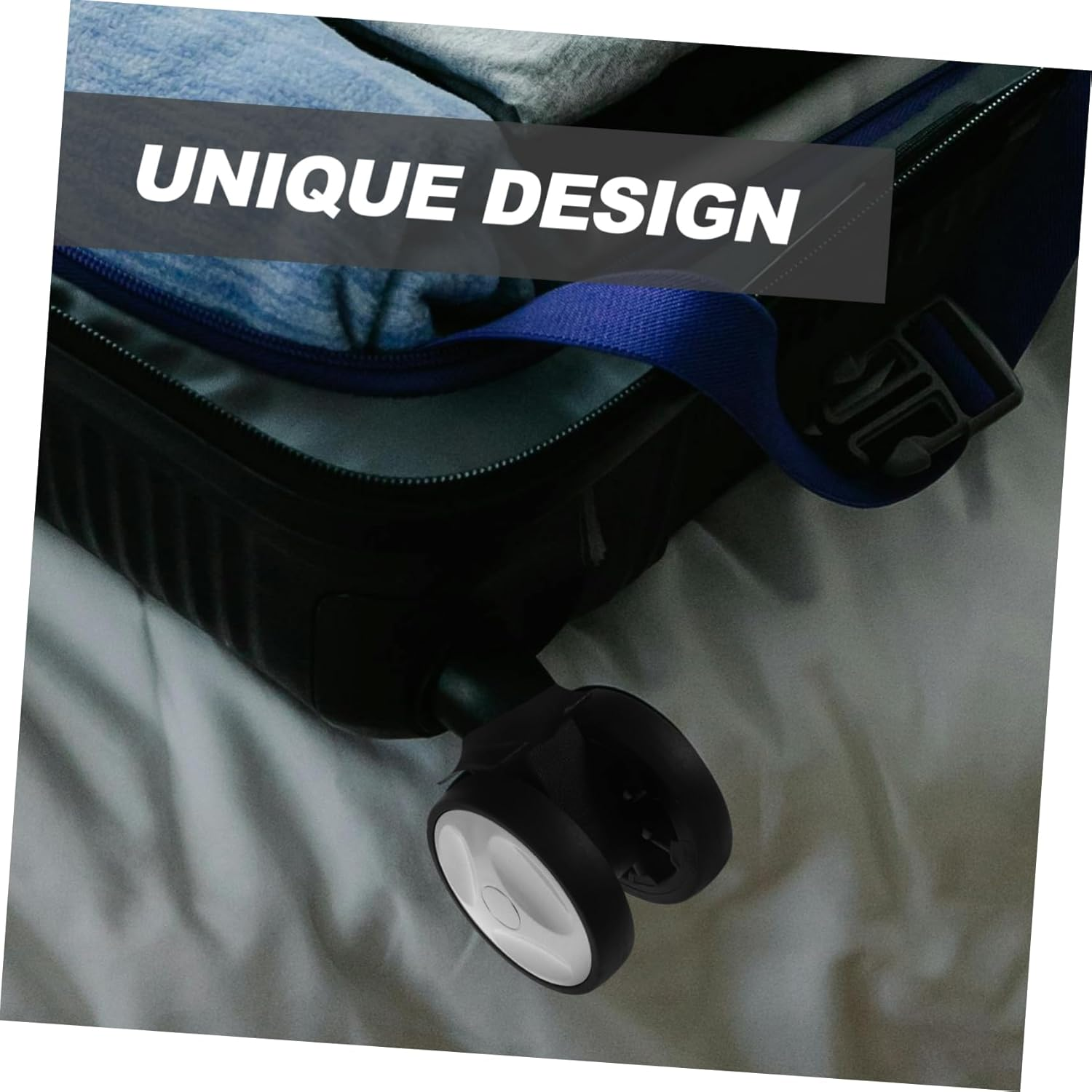 SHERCHPRY Plastic Luggage Wheel Travel Suitcase Swivel Wheel Replacement for Repair