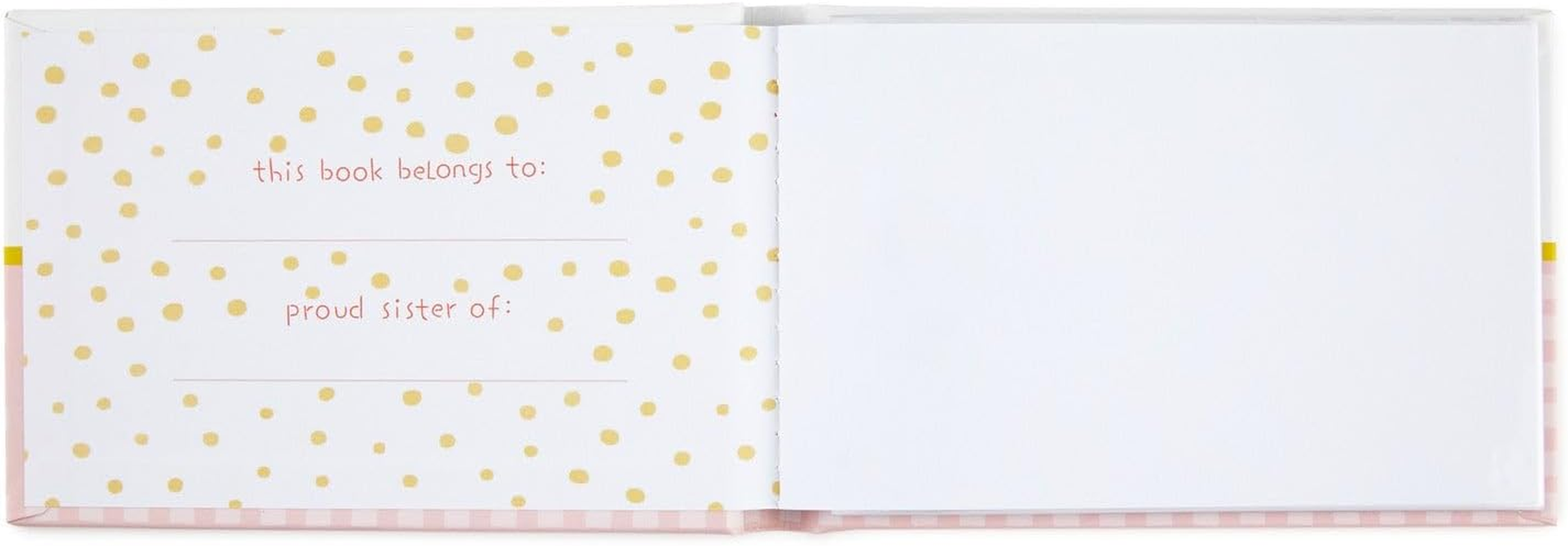 Hallmark 'I&rsquo;M a Big Sis' Brag Book - Big Sister Photo Album - 4X6 Inches - Pink - for New Baby/Keepsake for Big Sister image number 3