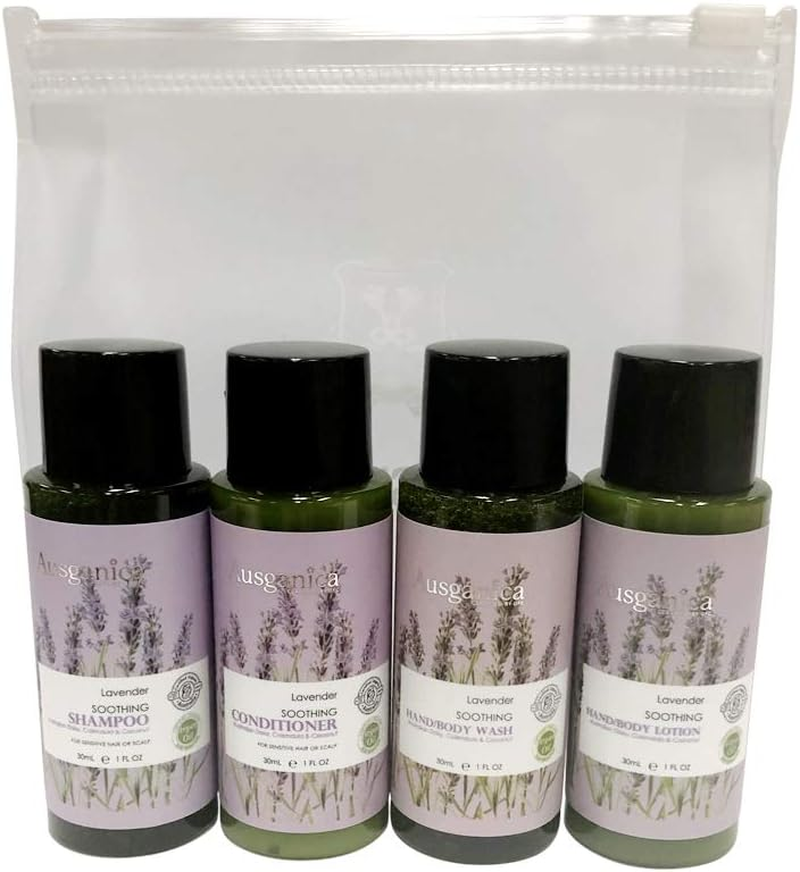 Ausganica Organic Lavender Travel 4-In-1 Kit