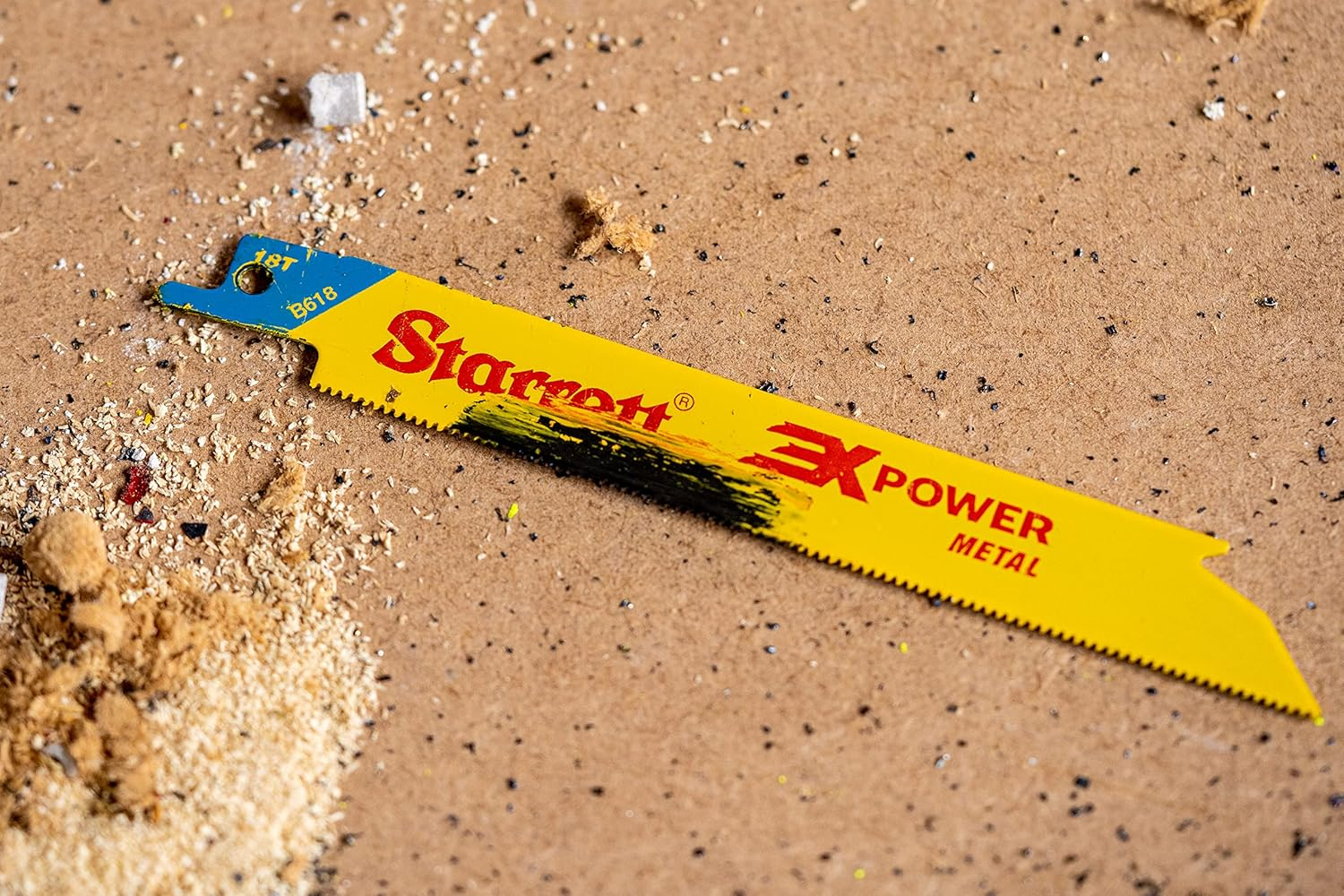 Starrett Bi-Metal Reciprocating Saw Blade 200 Mm/8 Inch 18TPI - Metal Cutting - B818-5 (5 Blade Pk) image number 3