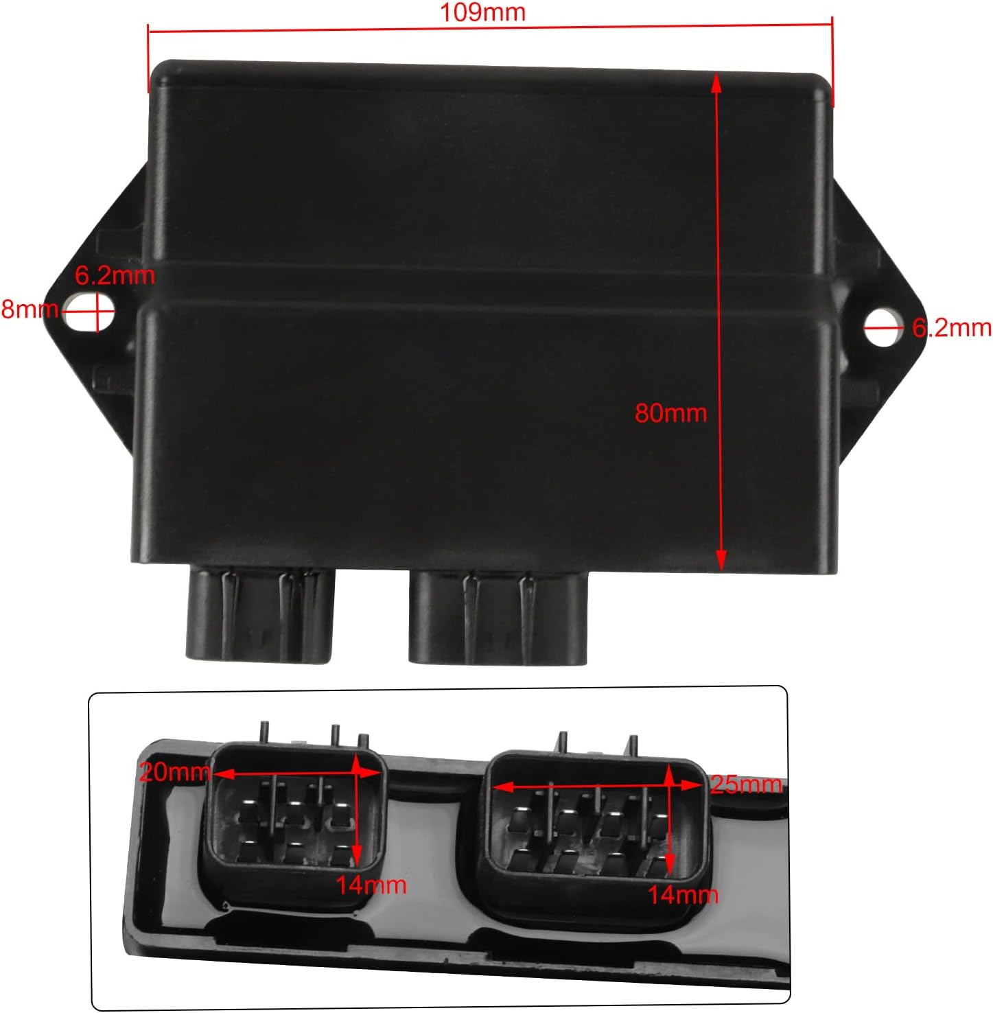 FLYPIG CDI Box for Yamaha YFM 350 Warrior YFM350X ATV 1997 1998 1999 2000 2001 image number 4