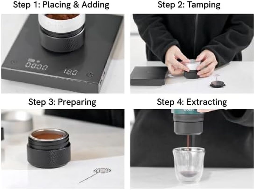 Outin Nano Espresso Accessories Kit, Basket Plus, Double Shot image number 2